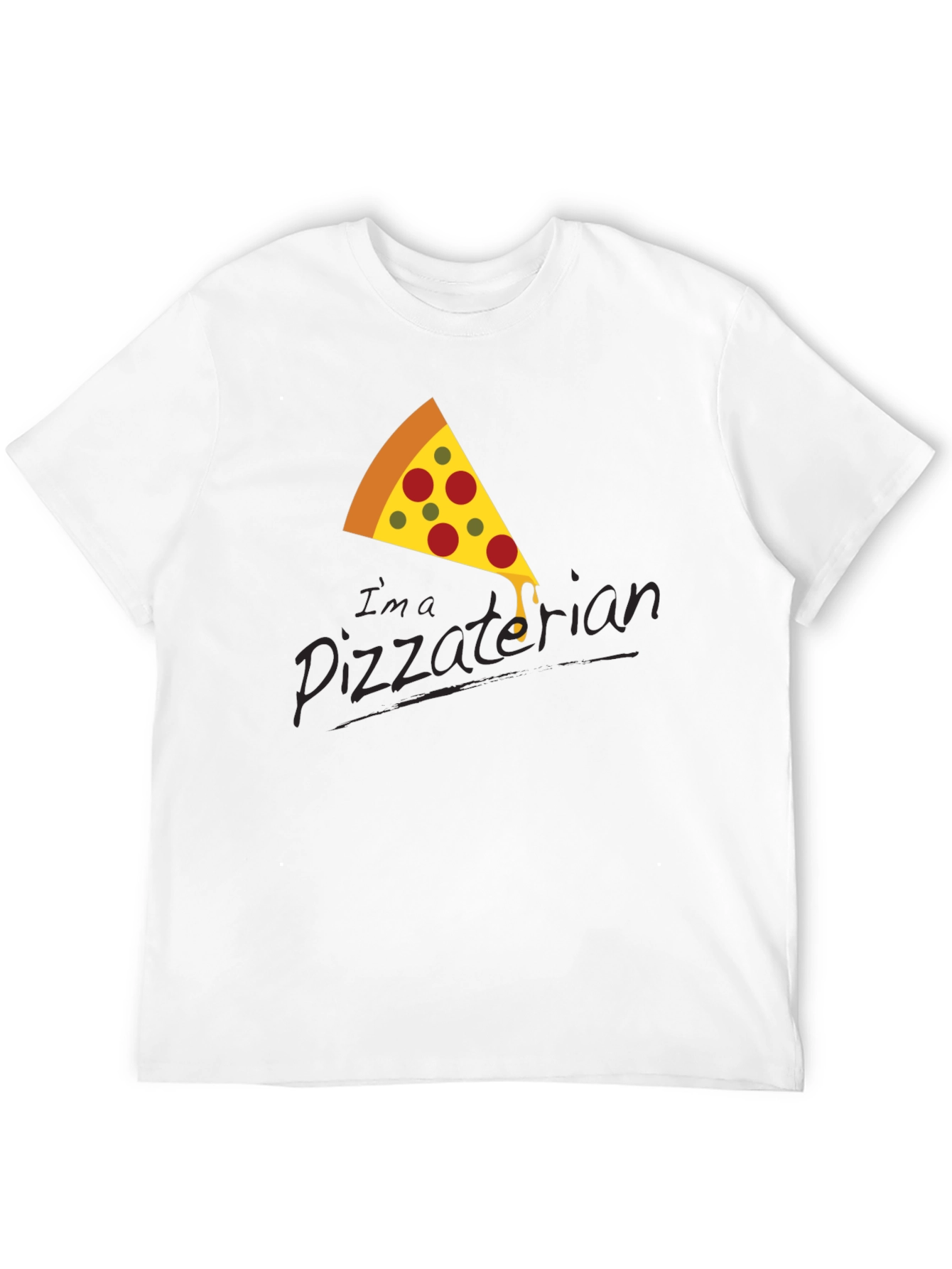 Pizza Lover T-Shirt - Im a Pizzaterian Graphic Tee
