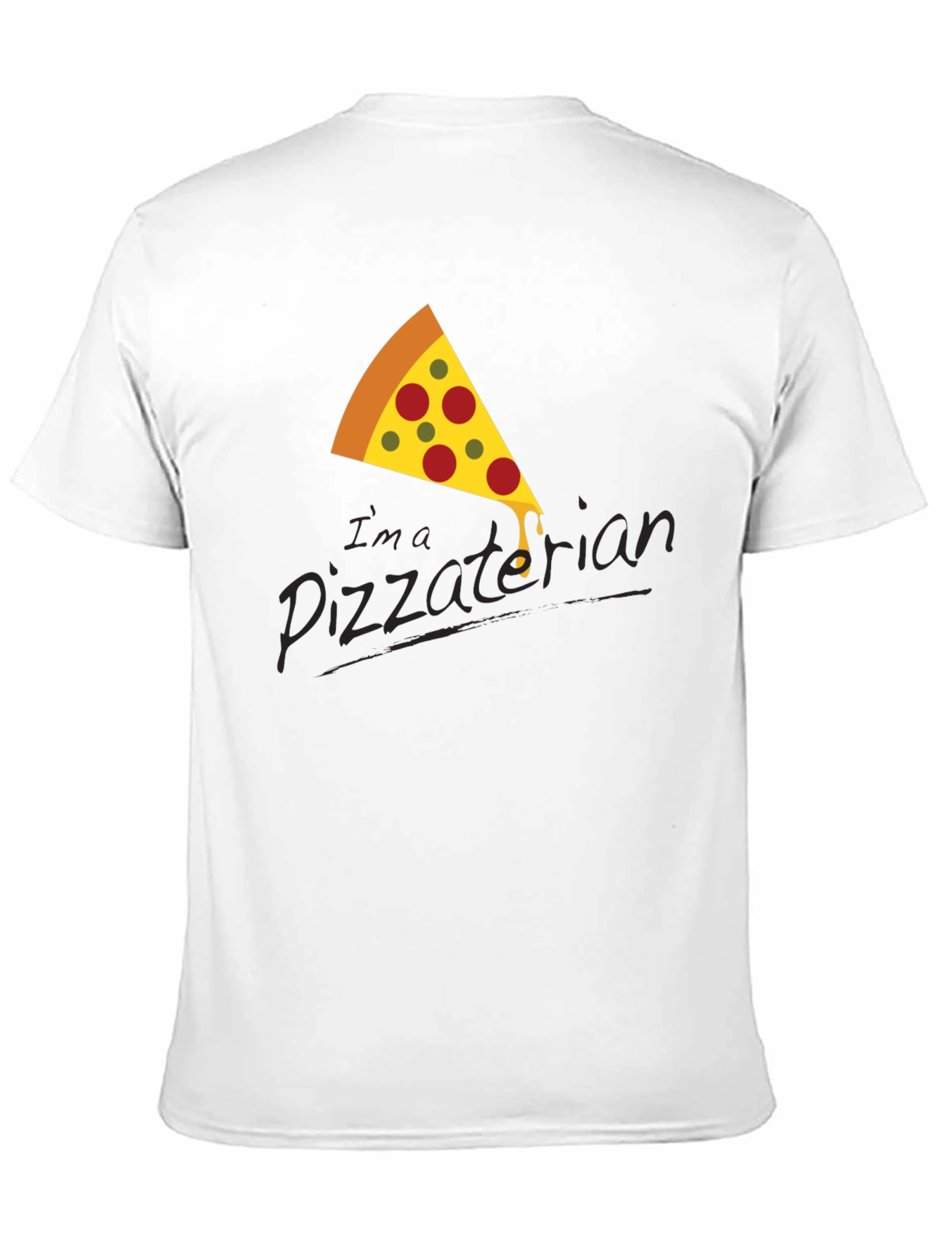 Pizza Lover T-Shirt - Im a Pizzaterian Graphic Tee