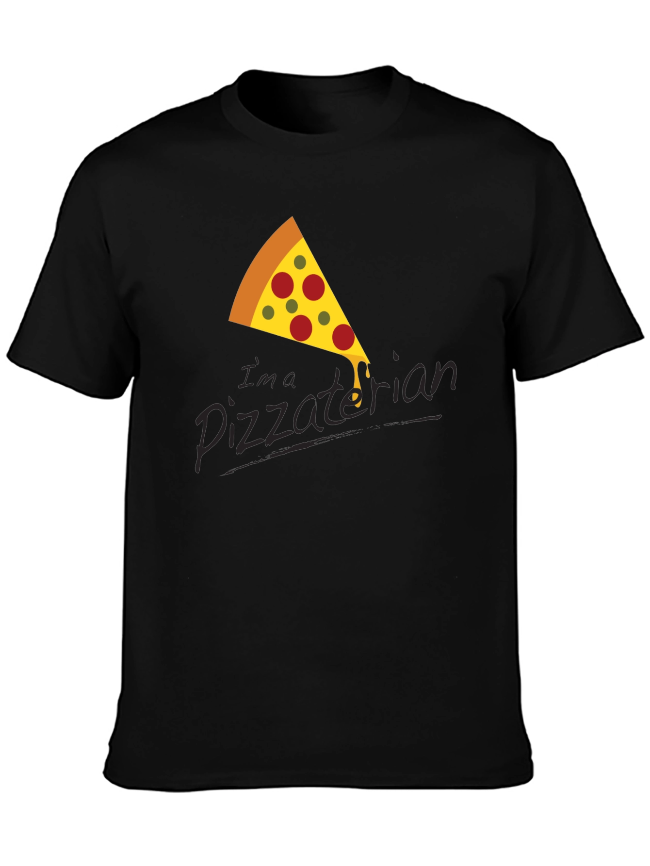 Pizza Lover T-Shirt - Im a Pizzaterian Graphic Tee