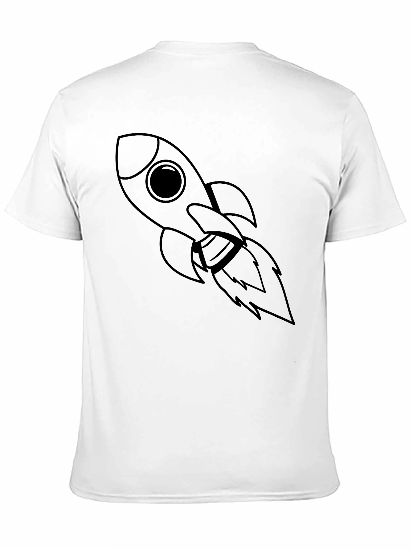 Rocket Graphic Tee - Black Unisex T-Shirt