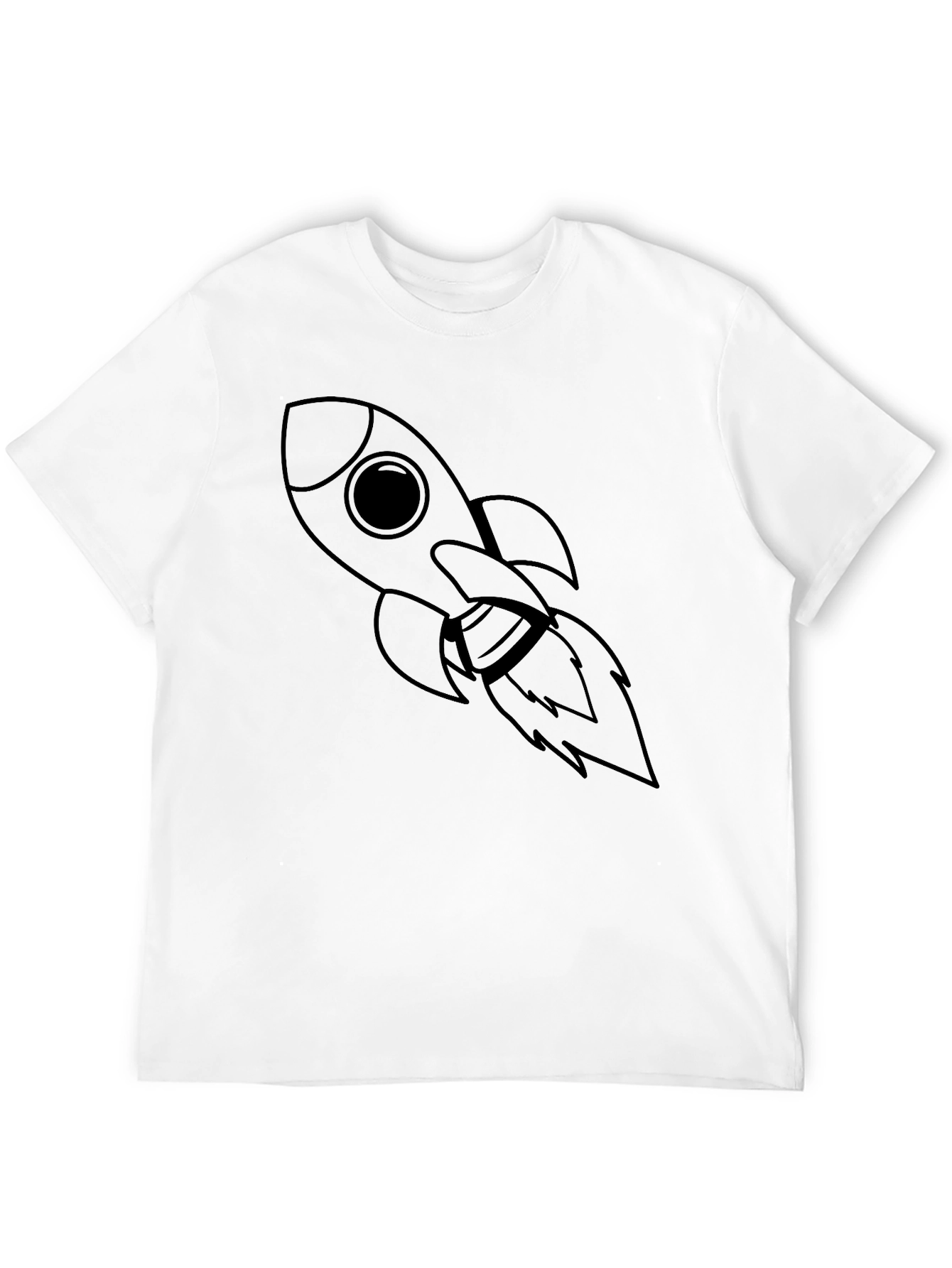 Rocket Graphic Tee - Black Unisex T-Shirt