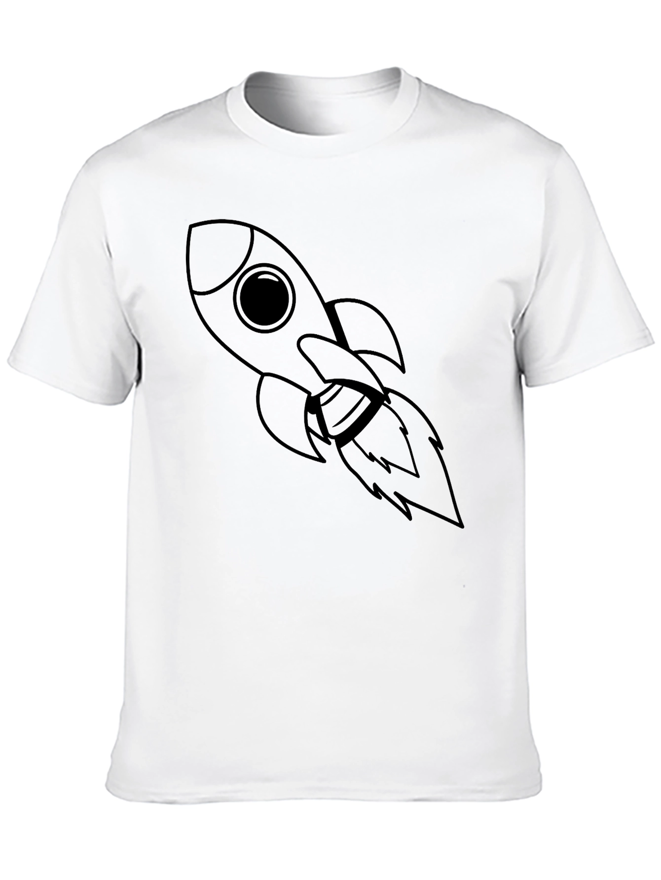 Rocket Graphic Tee - Black Unisex T-Shirt