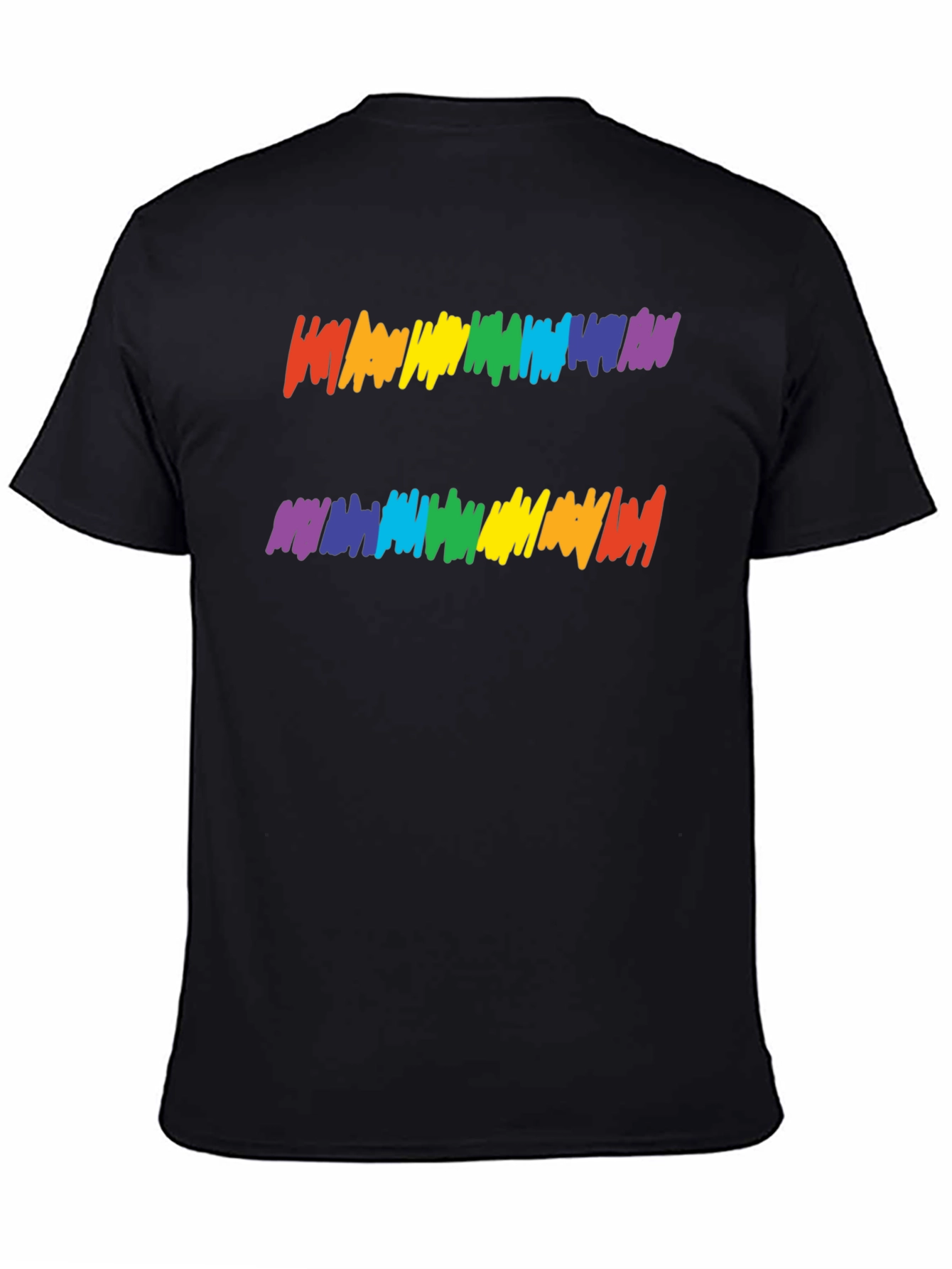 Rainbow Equality Symbol Graphic Tee - Black