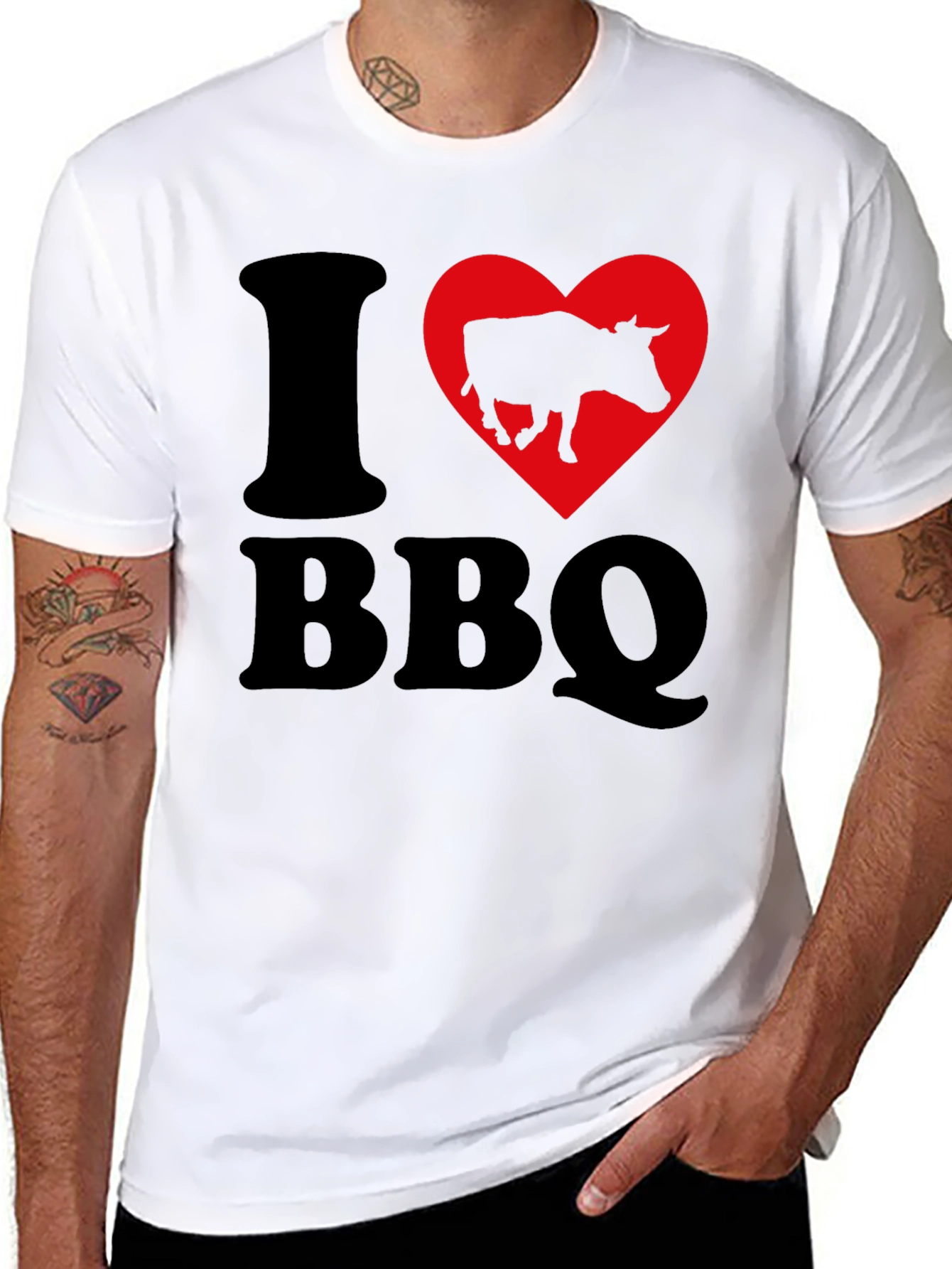 I Love BBQ Beef T-Shirt