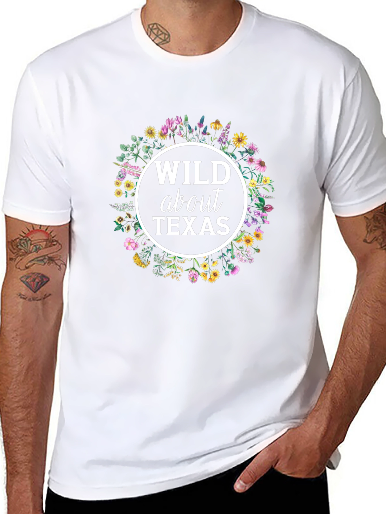 Wild About Texas Graphic Tee - Black