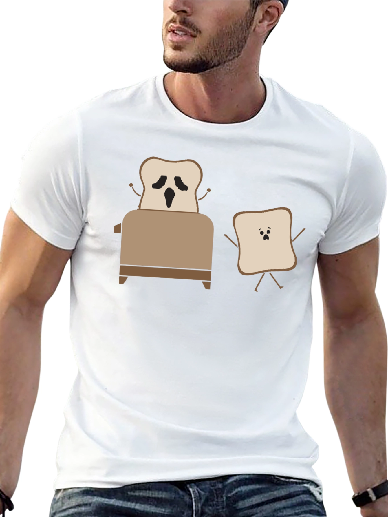 Funny Toast T-Shirt: Toaster Escape!