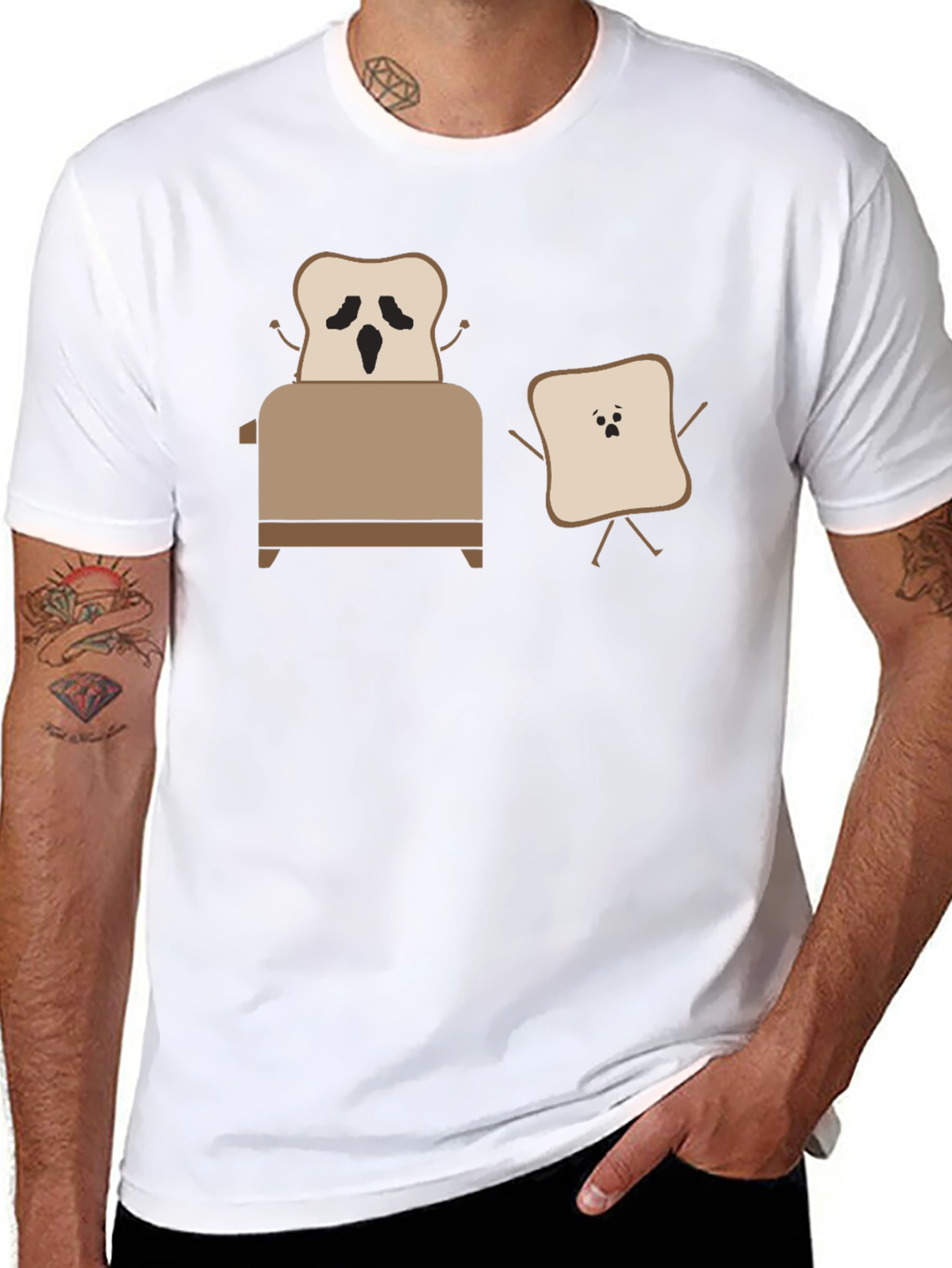 Funny Toast T-Shirt: Toaster Escape!