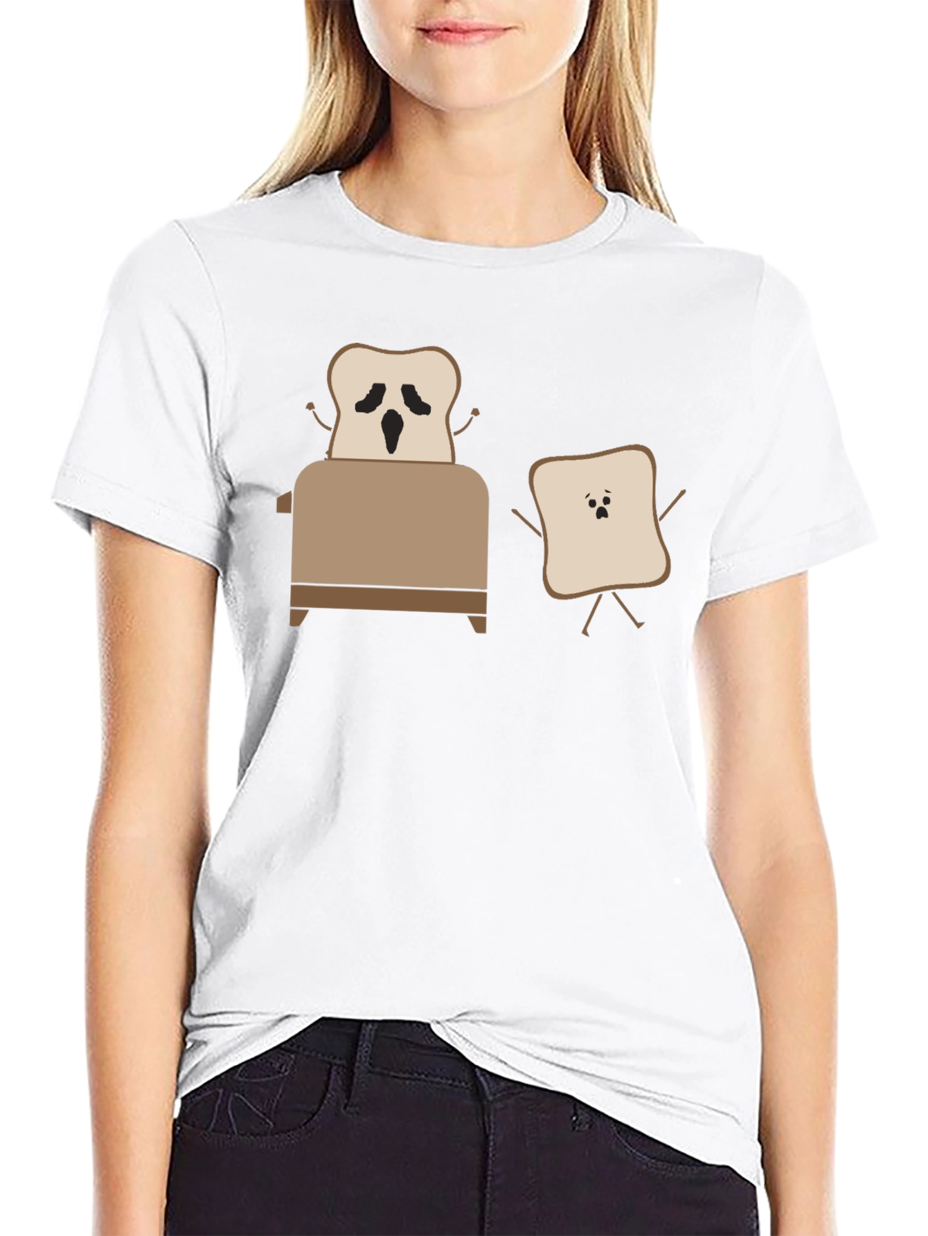 Funny Toast T-Shirt: Toaster Escape!