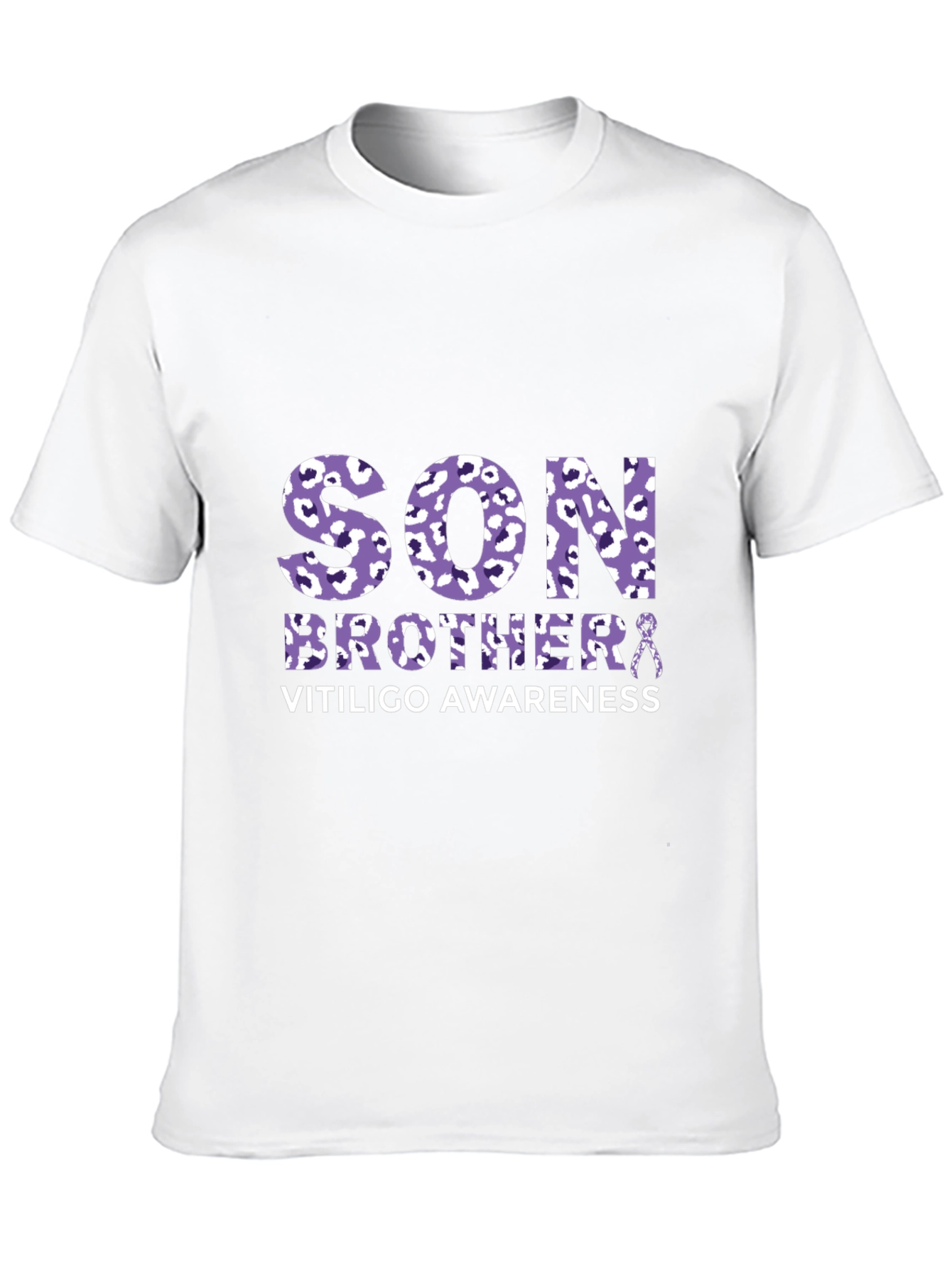 Vitiligo Awareness Son Brother T-Shirt