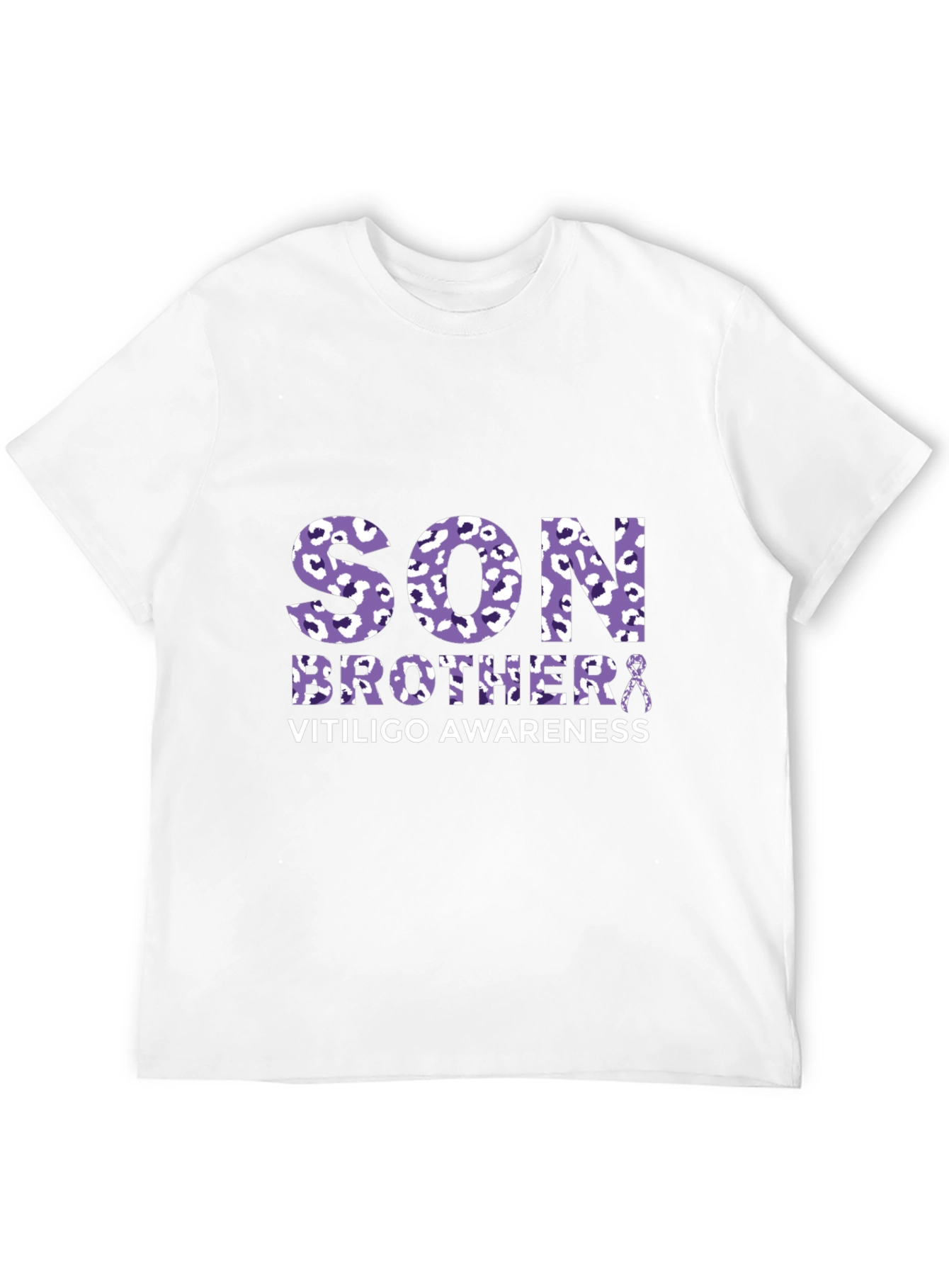 Vitiligo Awareness Son Brother T-Shirt