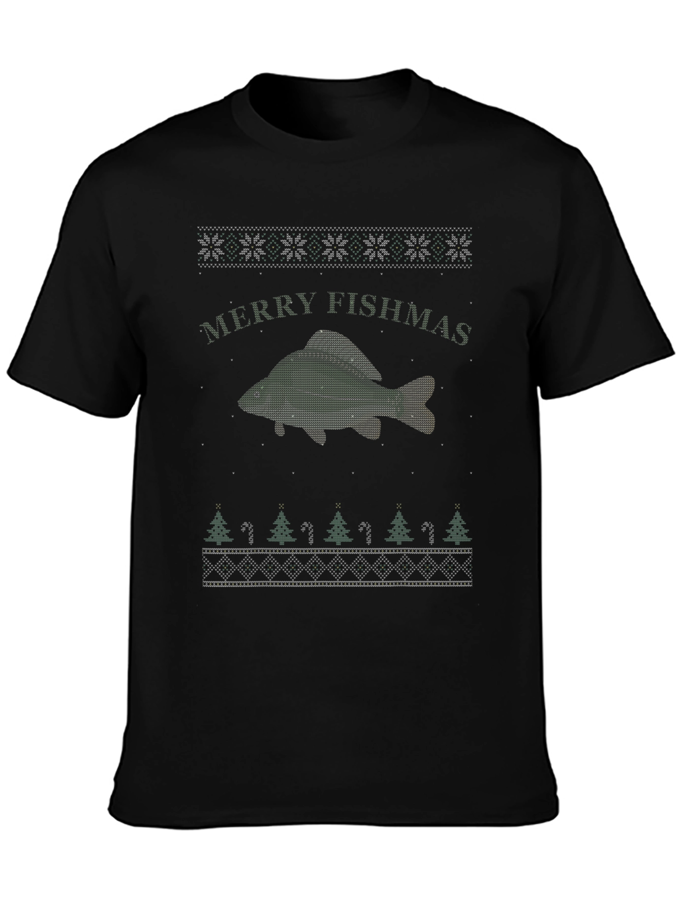 Merry Fishmas Graphic T-Shirt