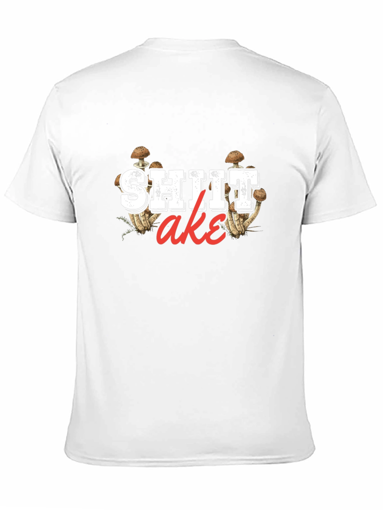 Shitake Mushroom Graphic Print Mens T-Shirt