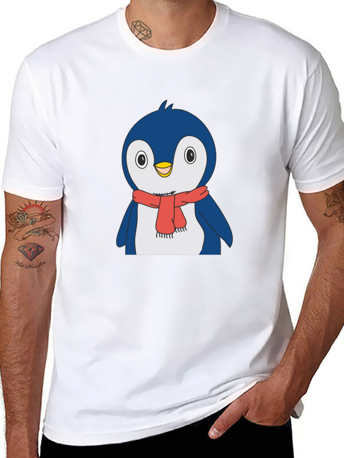Penguin Graphic T-Shirt - Cute Cartoon Tee