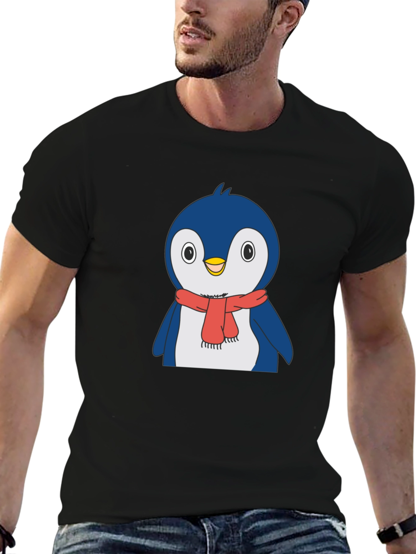 Penguin Graphic T-Shirt - Cute Cartoon Tee