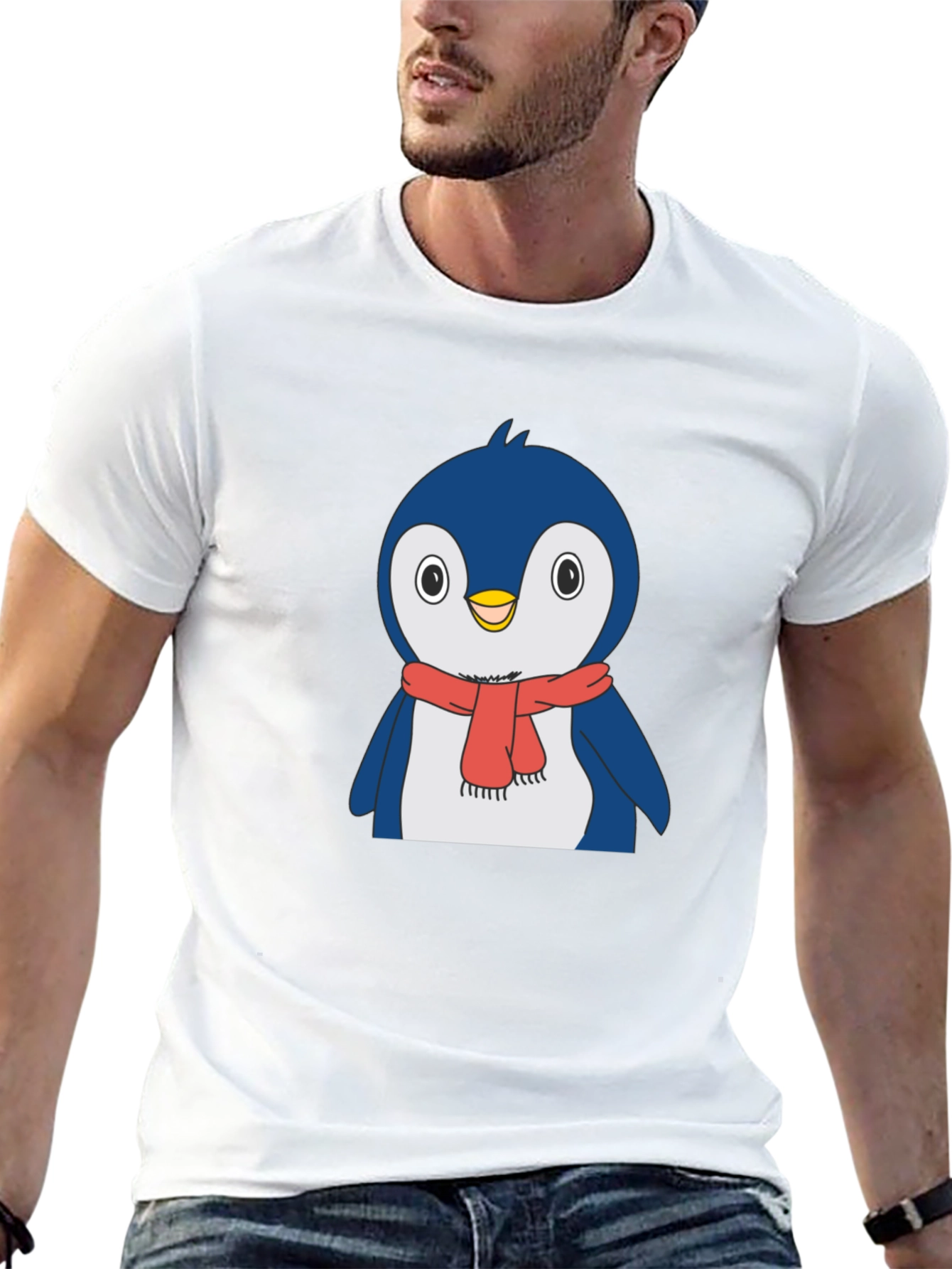 Penguin Graphic T-Shirt - Cute Cartoon Tee