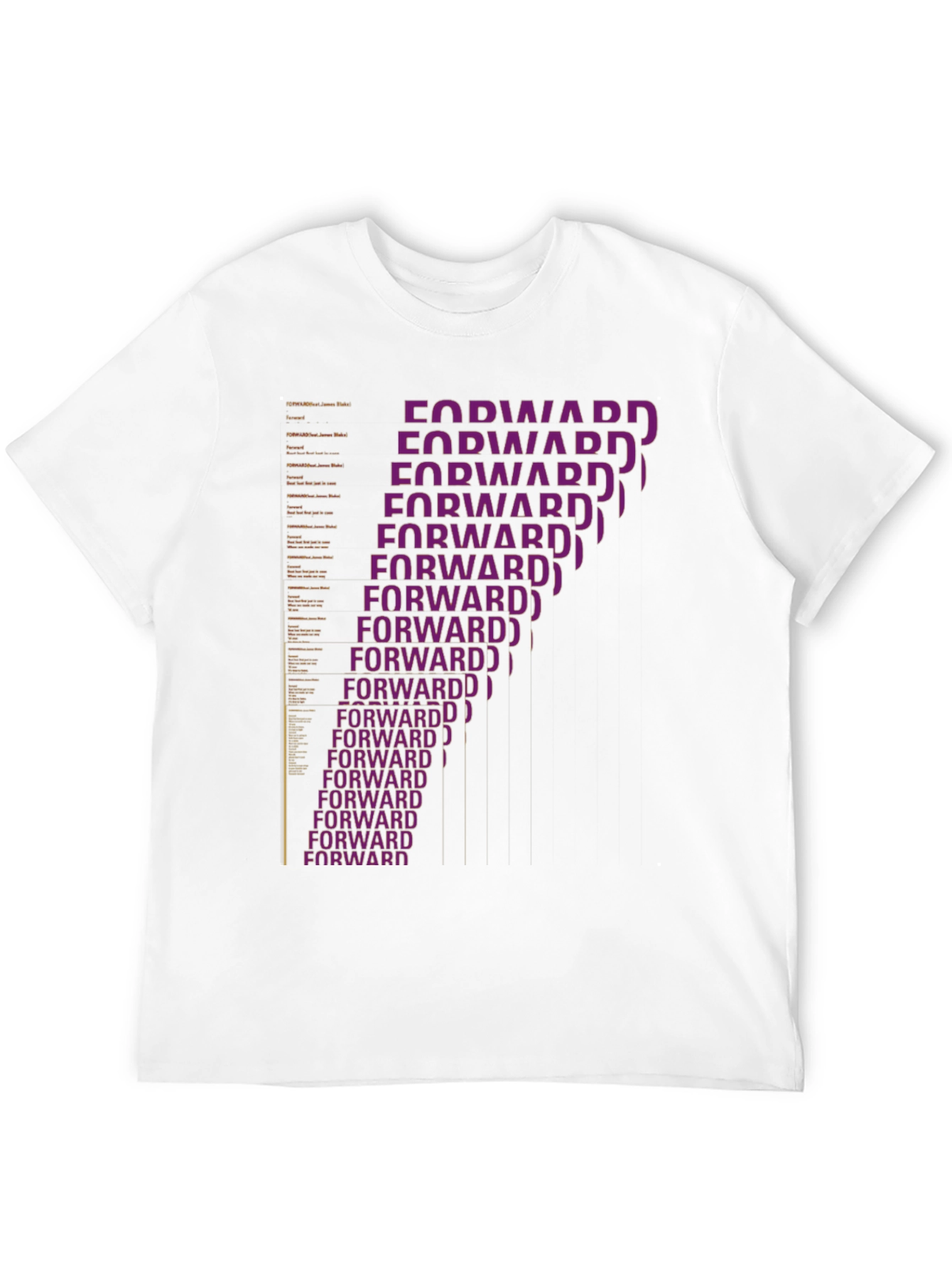Forward Statement Graphic Tee - Stylish Black T-Shirt