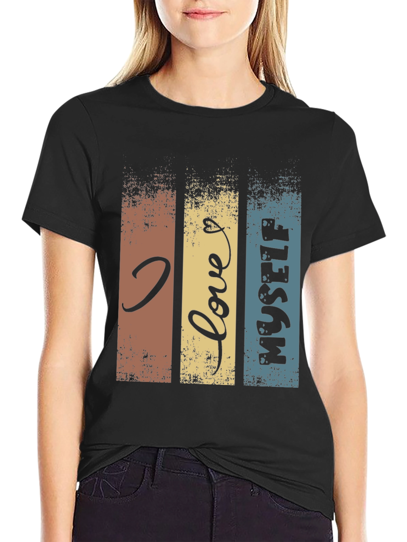 I Love Myself Graphic Tee - Retro Design