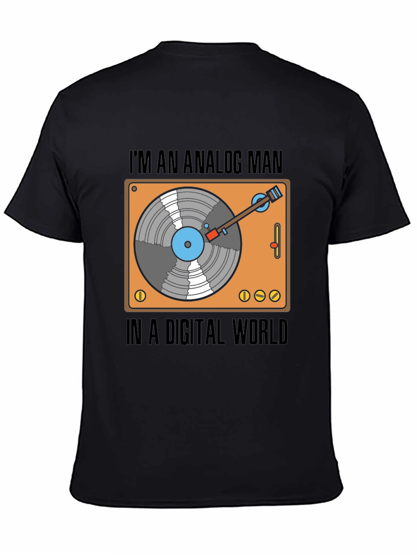 Analog Man in a Digital World Graphic T-Shirt