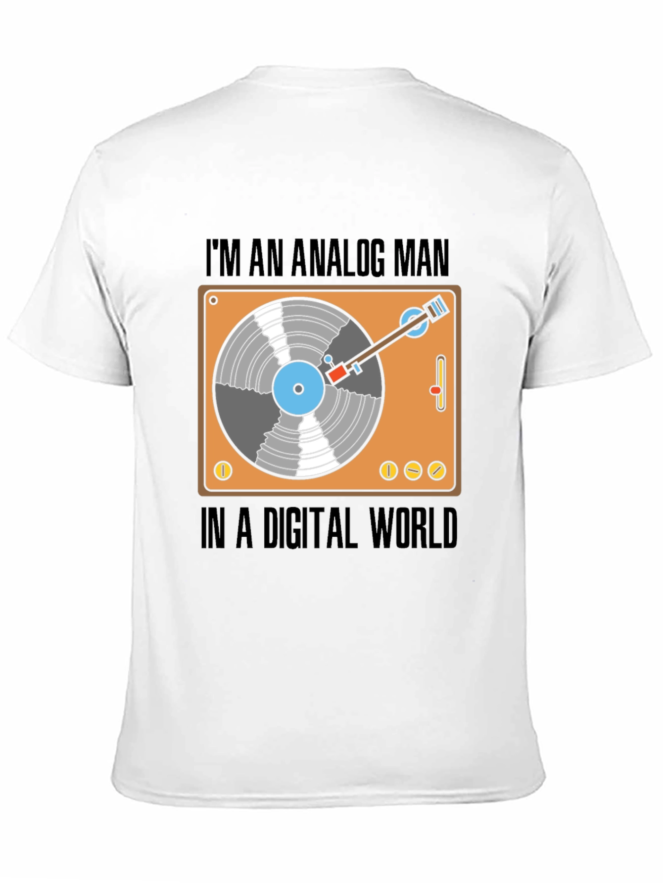 Analog Man in a Digital World Graphic T-Shirt