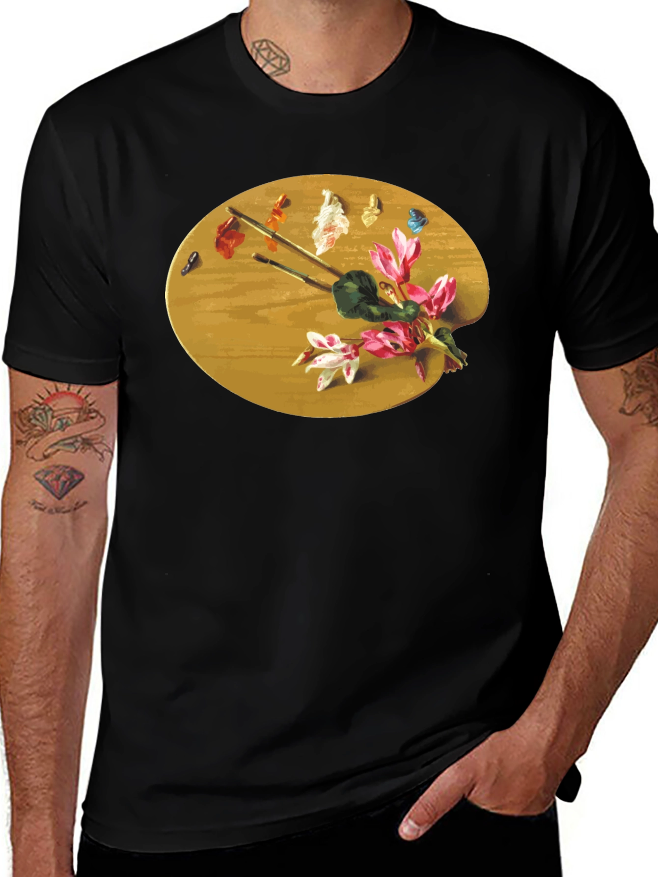 Artist Palette Graphic Tee - Painters T-Shirt