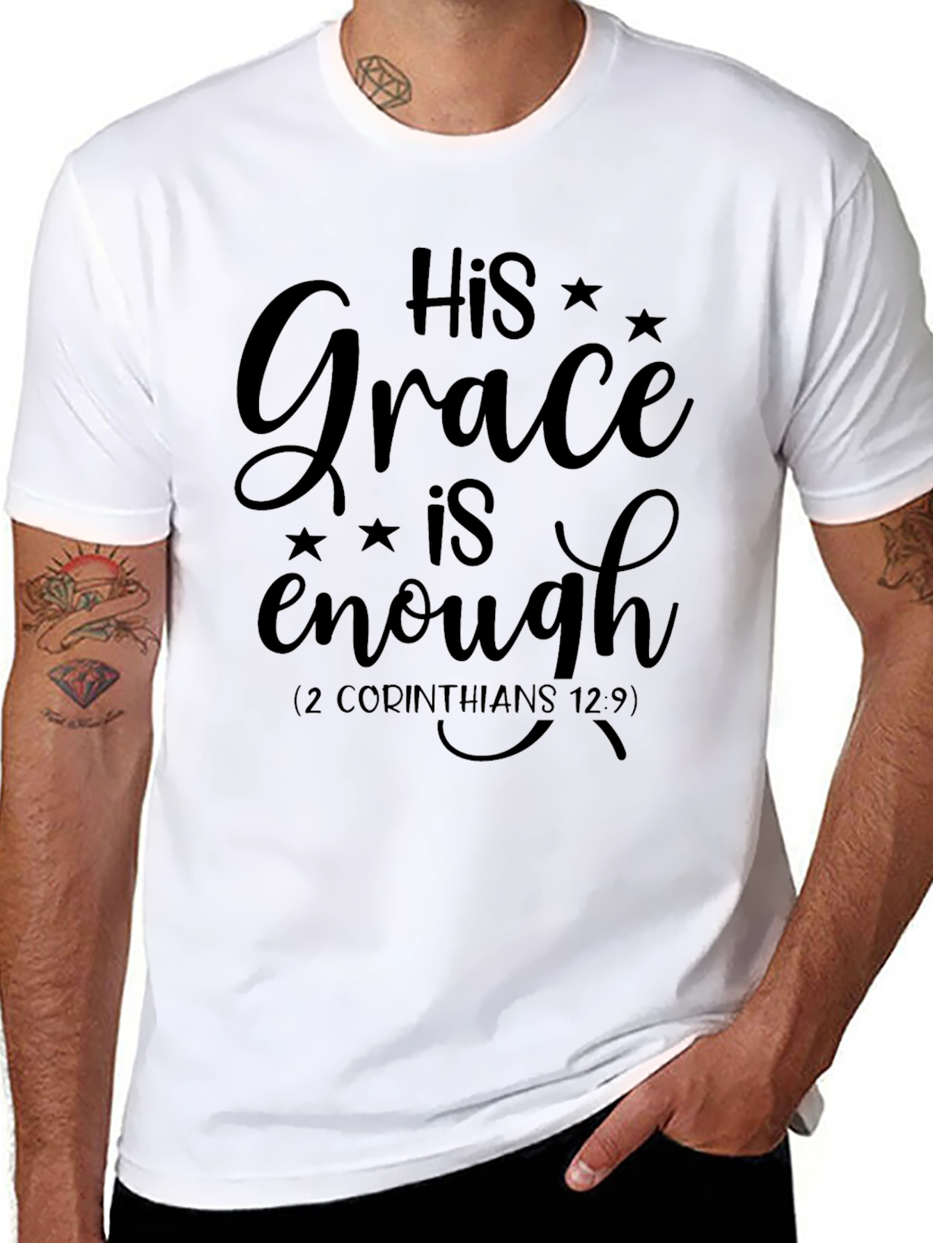 His Grace is Enough Christian T-Shirt