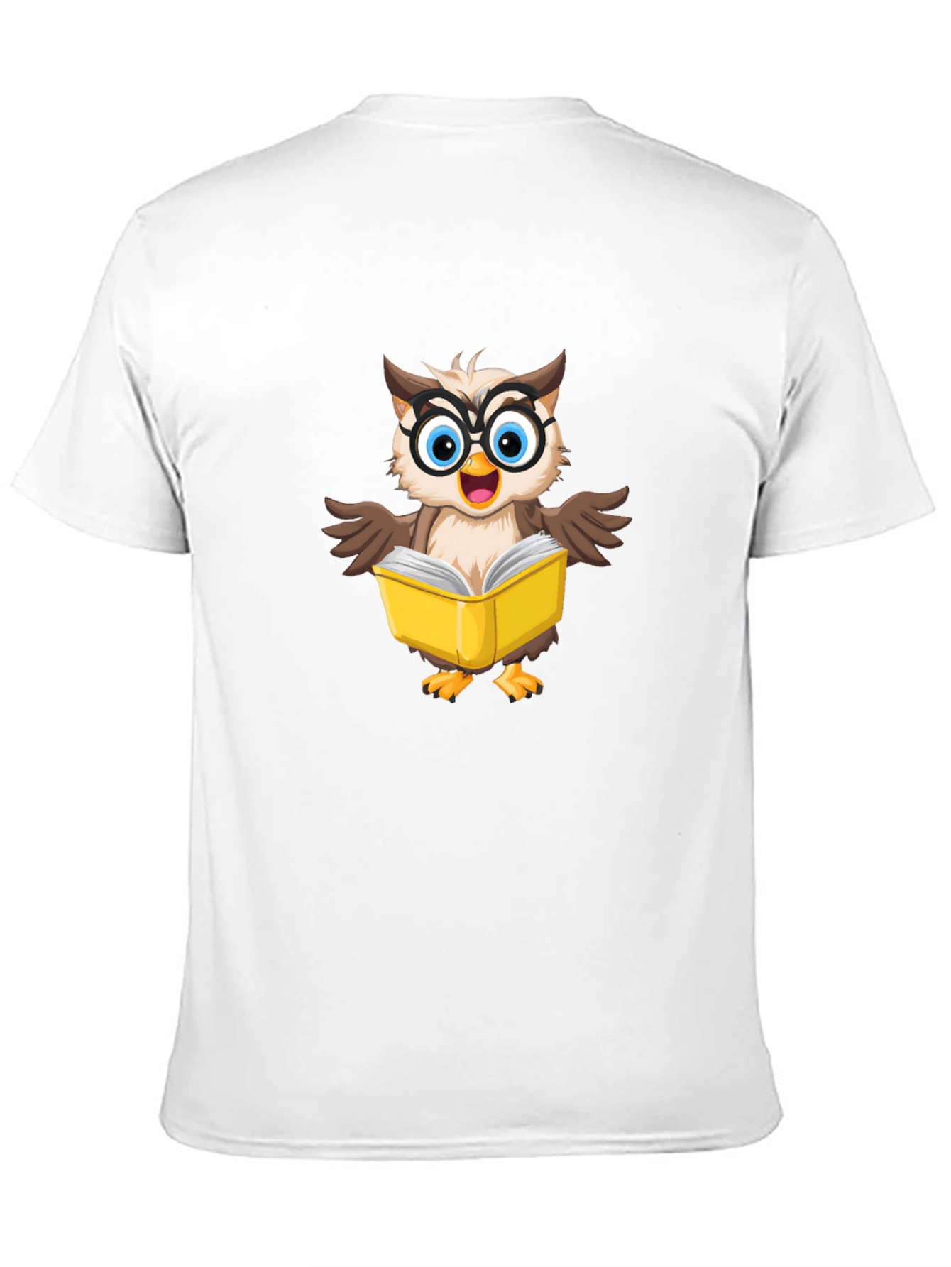 Owl Reading Book T-Shirt - Smart & Stylish Tee