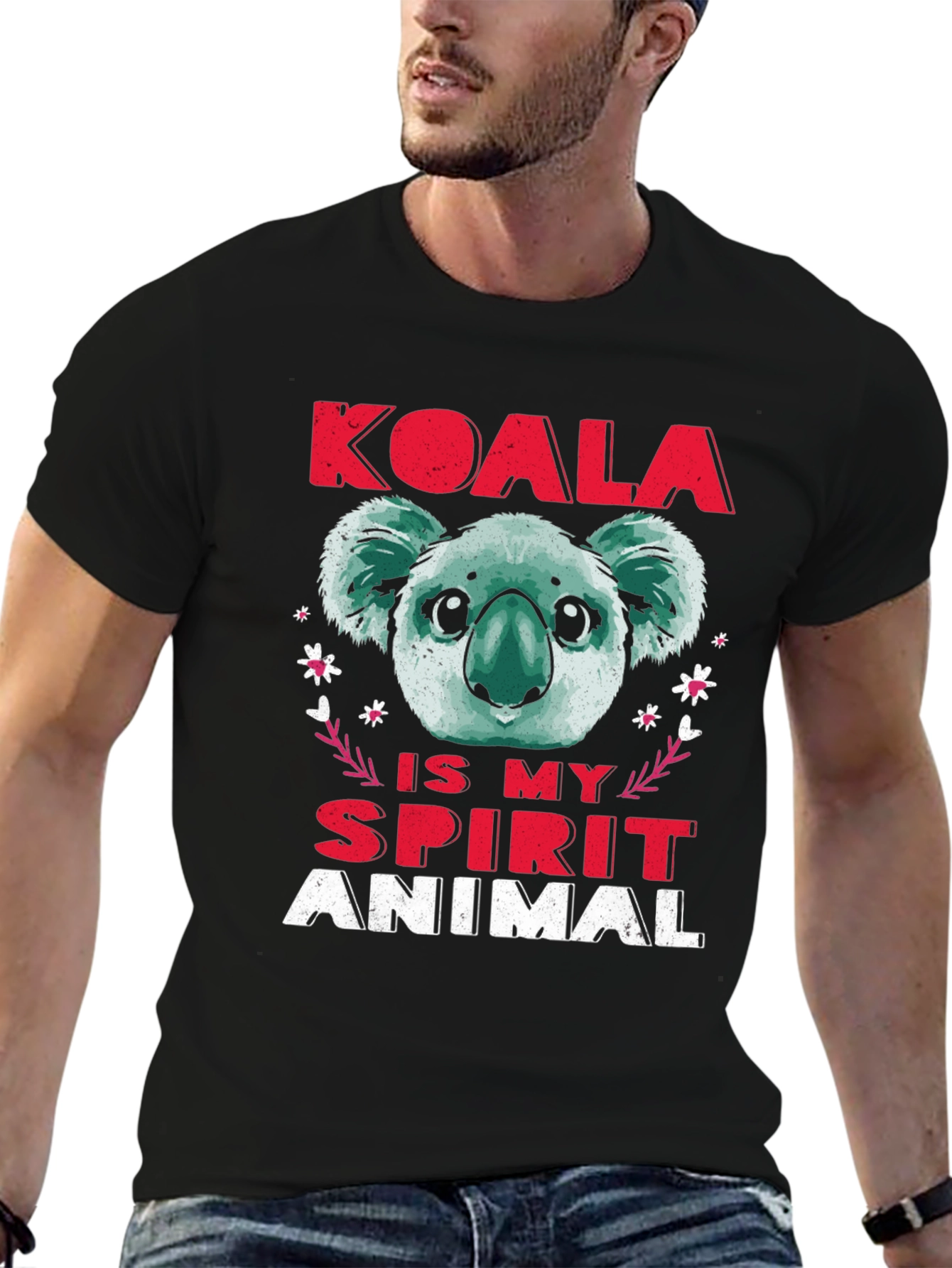 Koala Spirit Animal T-Shirt - Cute Graphic Tee