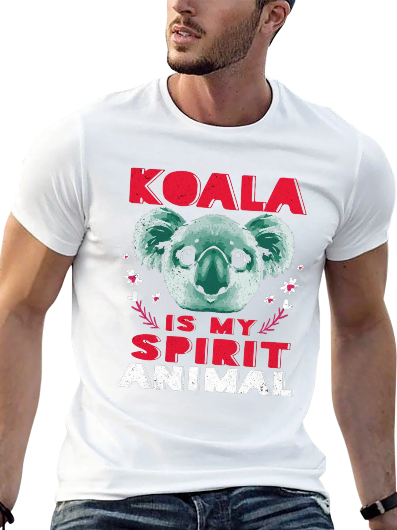 Koala Spirit Animal T-Shirt - Cute Graphic Tee