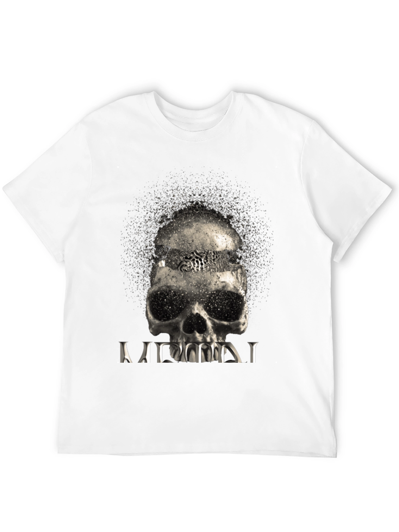 Exploding Skull Graphic T-Shirt