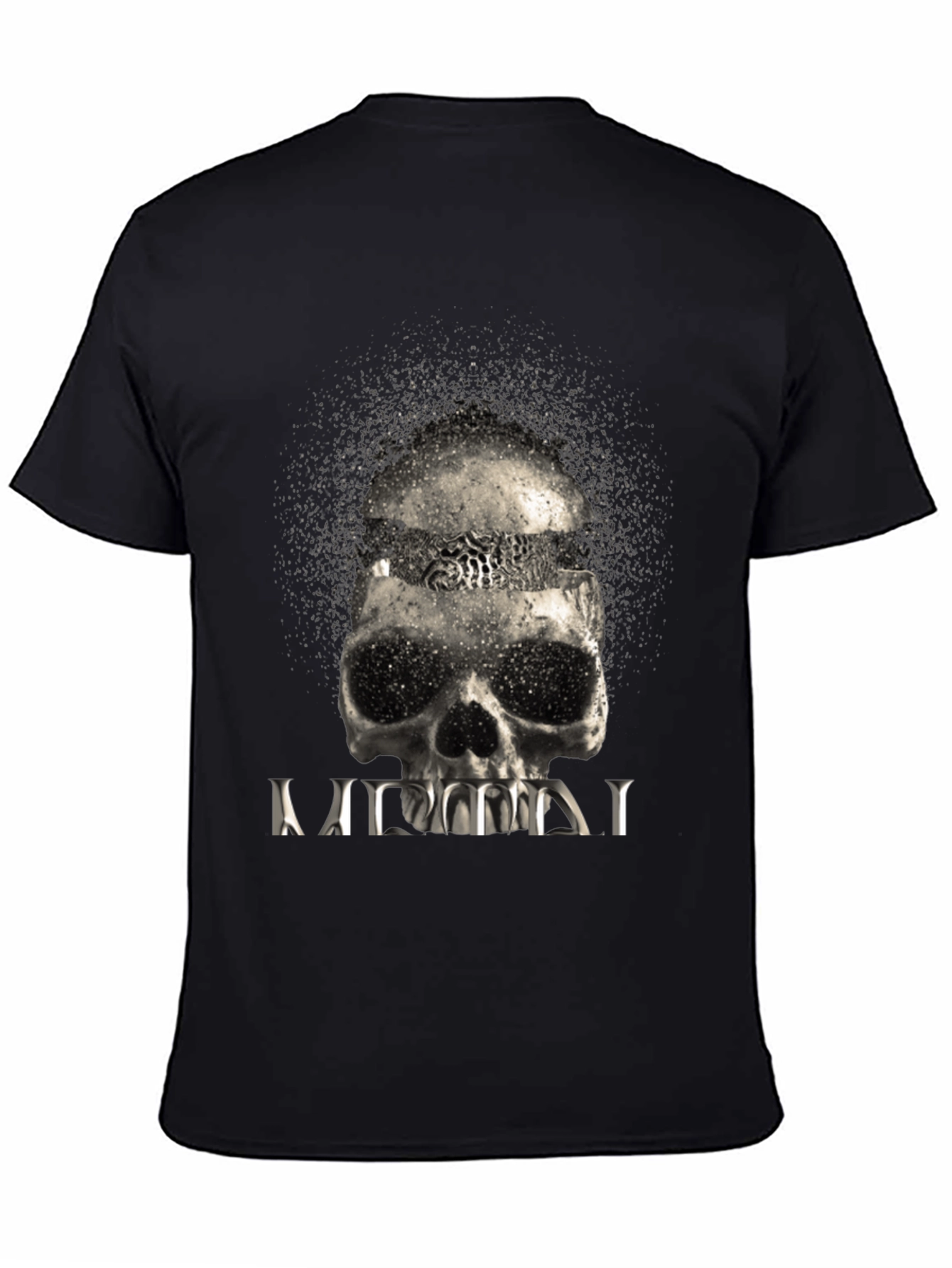 Exploding Skull Graphic T-Shirt