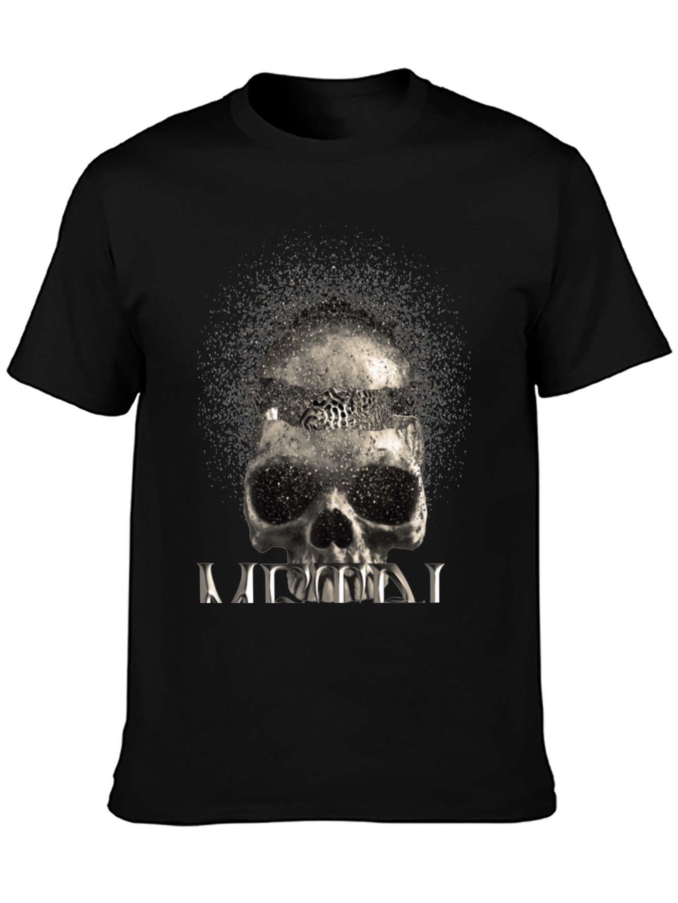 Exploding Skull Graphic T-Shirt