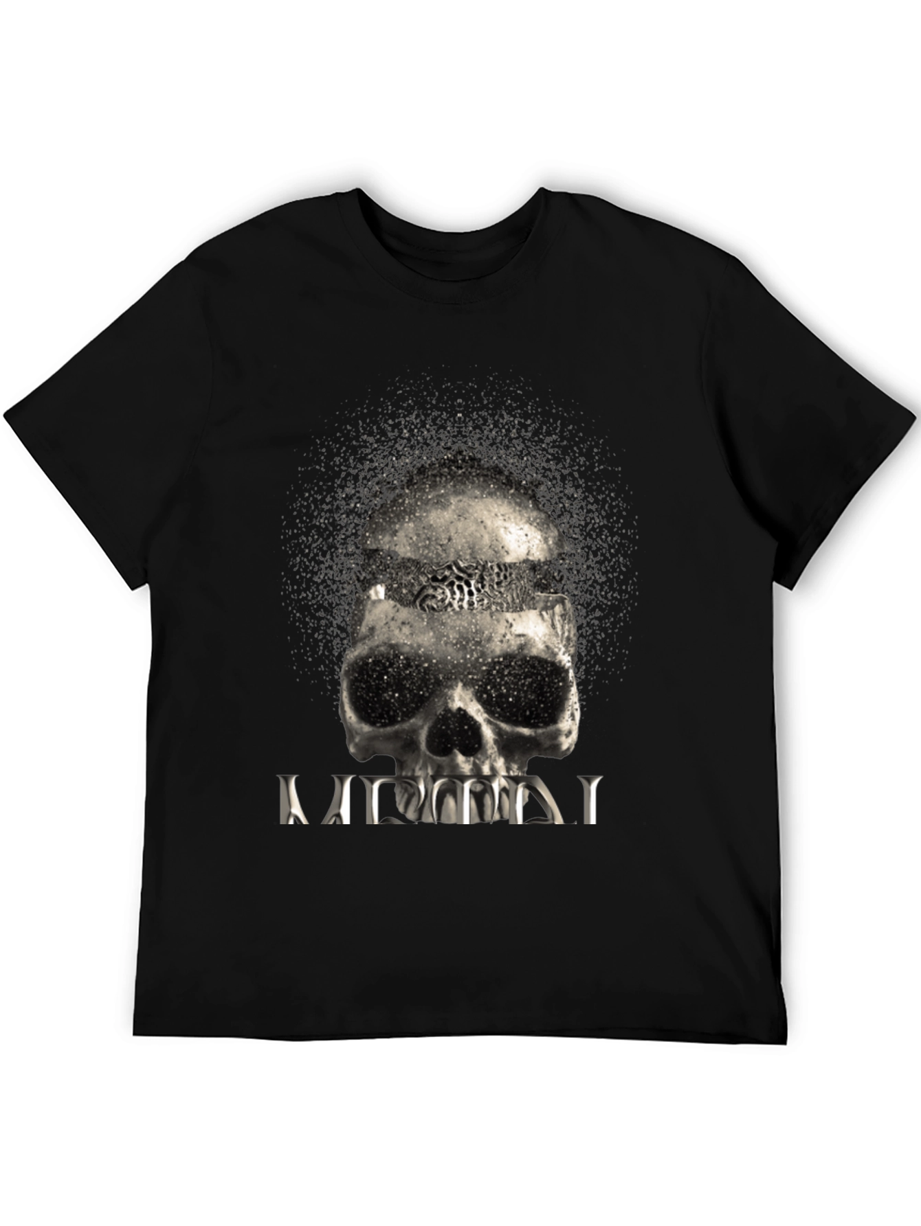 Exploding Skull Graphic T-Shirt