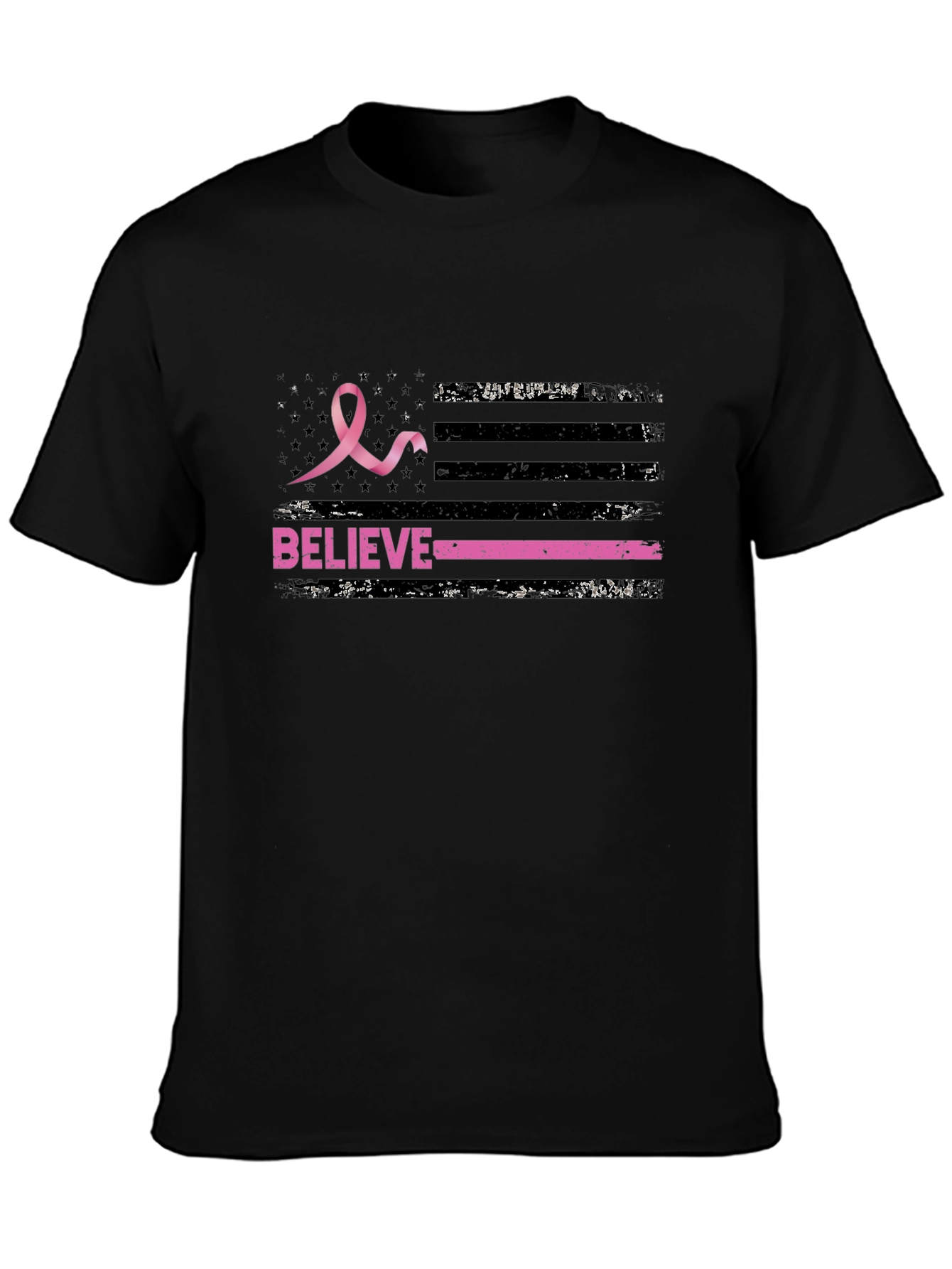 Believe Breast Cancer Awareness T-Shirt