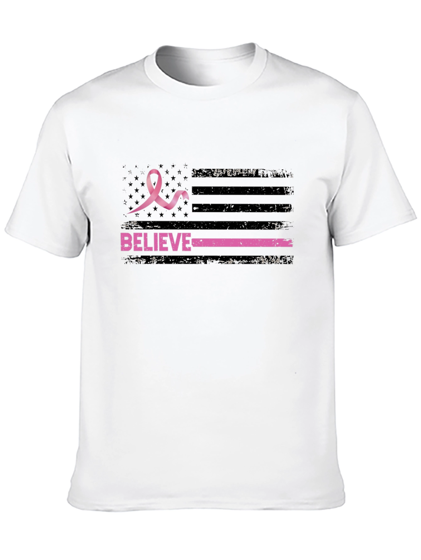 Believe Breast Cancer Awareness T-Shirt