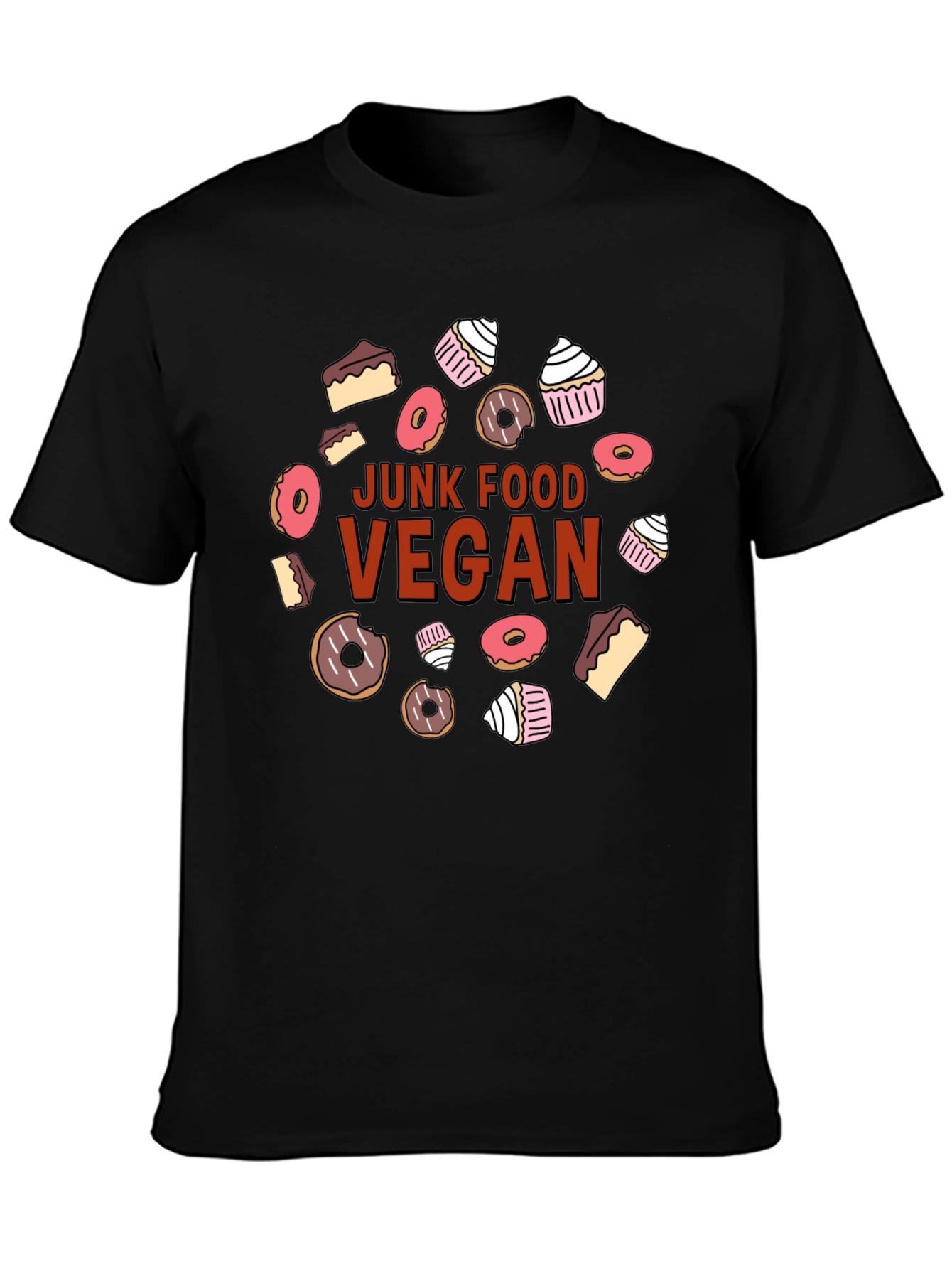 Junk Food Vegan T-Shirt - Funny Vegan Tee
