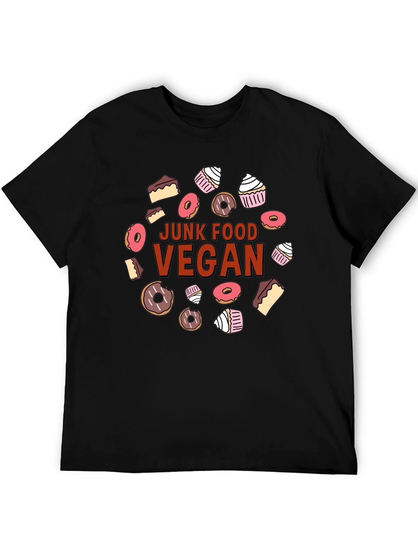 Junk Food Vegan T-Shirt - Funny Vegan Tee