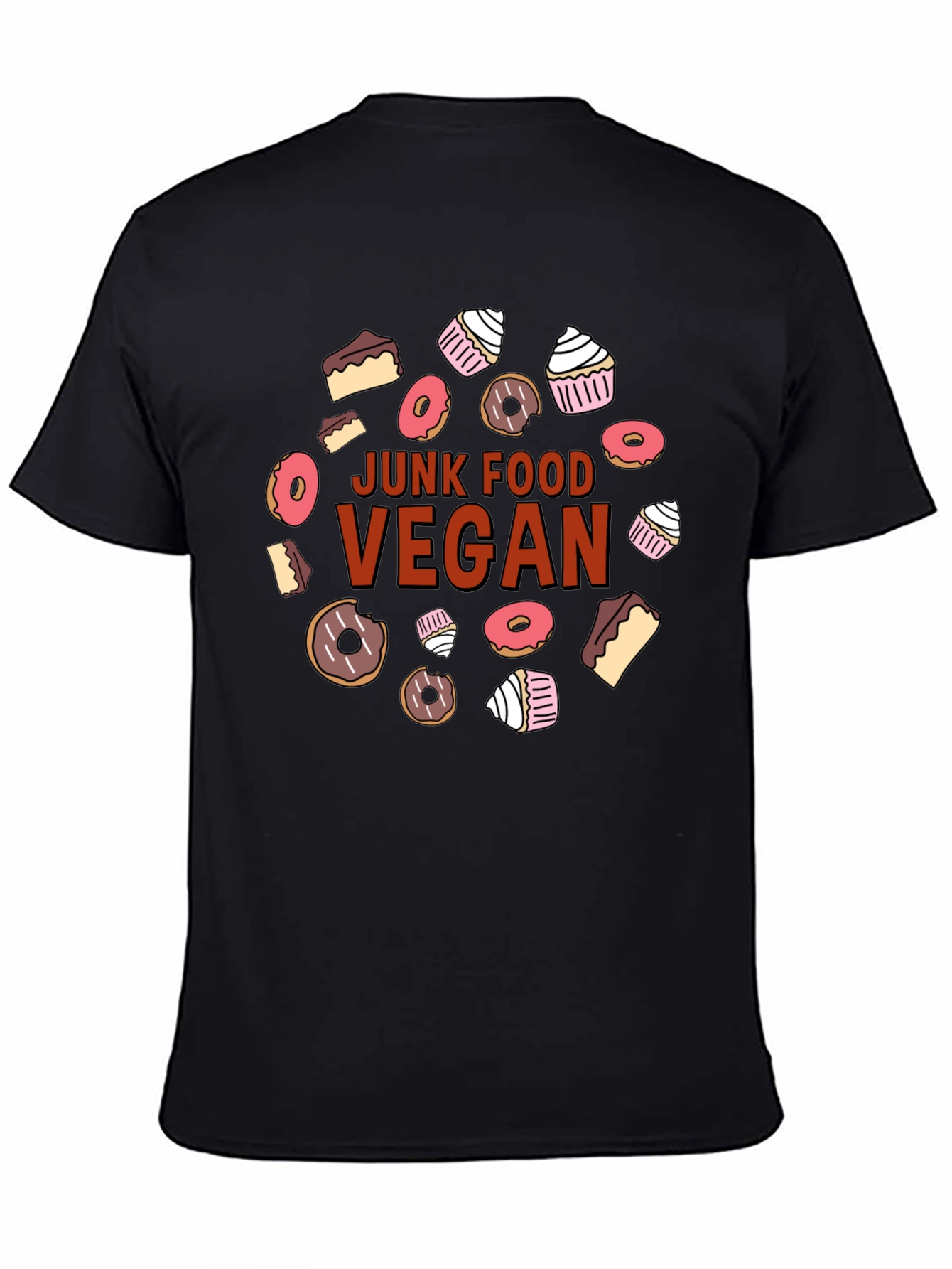 Junk Food Vegan T-Shirt - Funny Vegan Tee