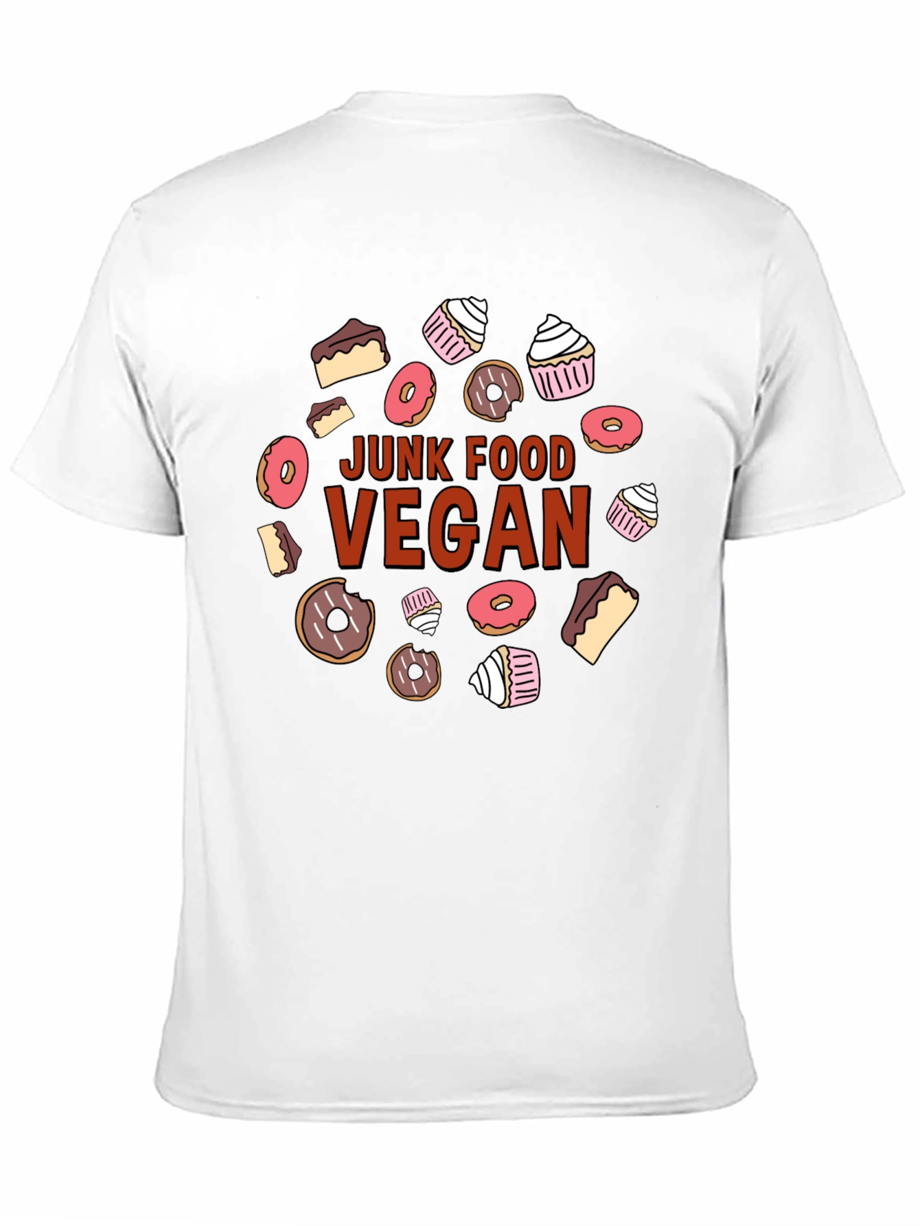 Junk Food Vegan T-Shirt - Funny Vegan Tee