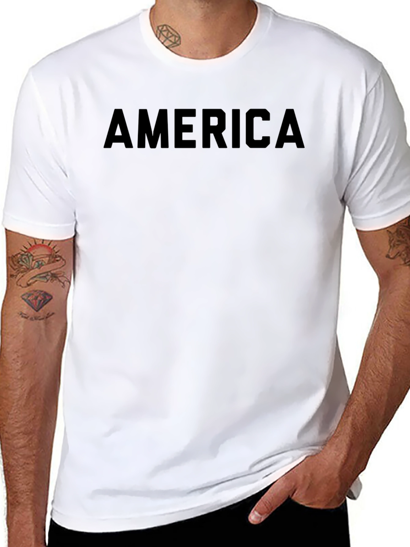 America Tee - Bold Patriotic T-Shirt