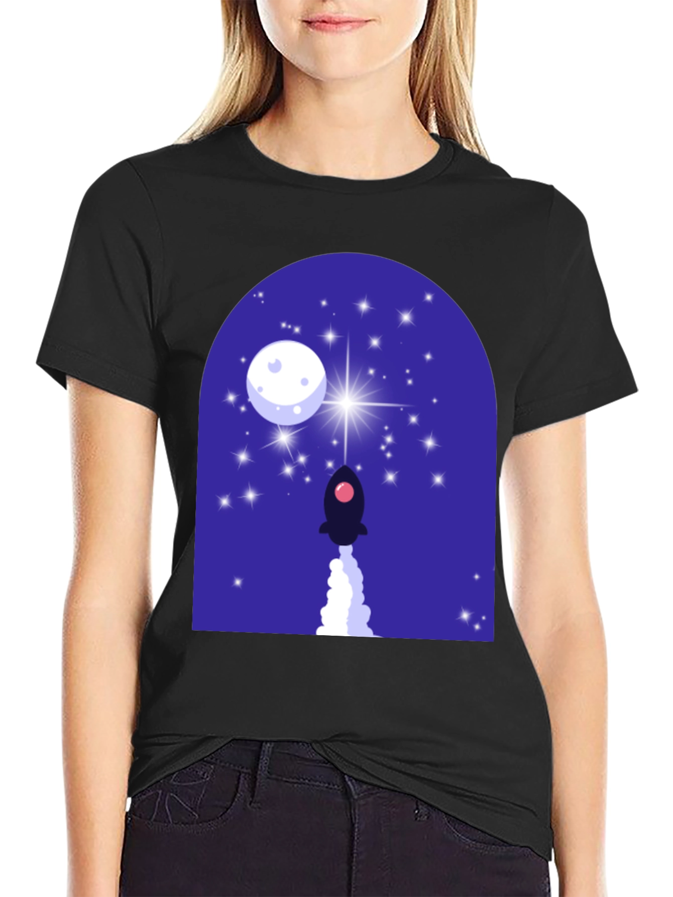 Rocket Launch Graphic T-Shirt
