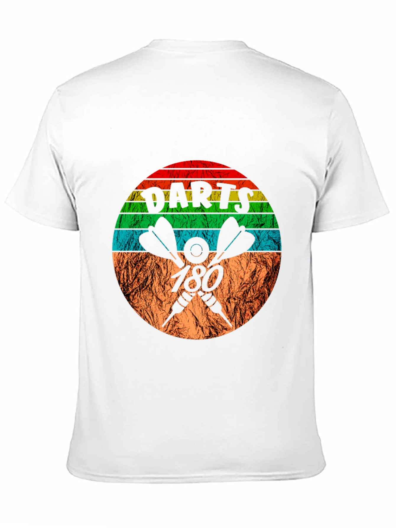 Retro Darts 180 T-Shirt - Dartboard Tee