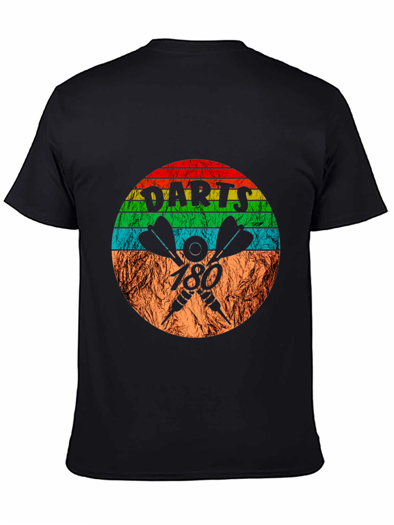 Retro Darts 180 T-Shirt - Dartboard Tee