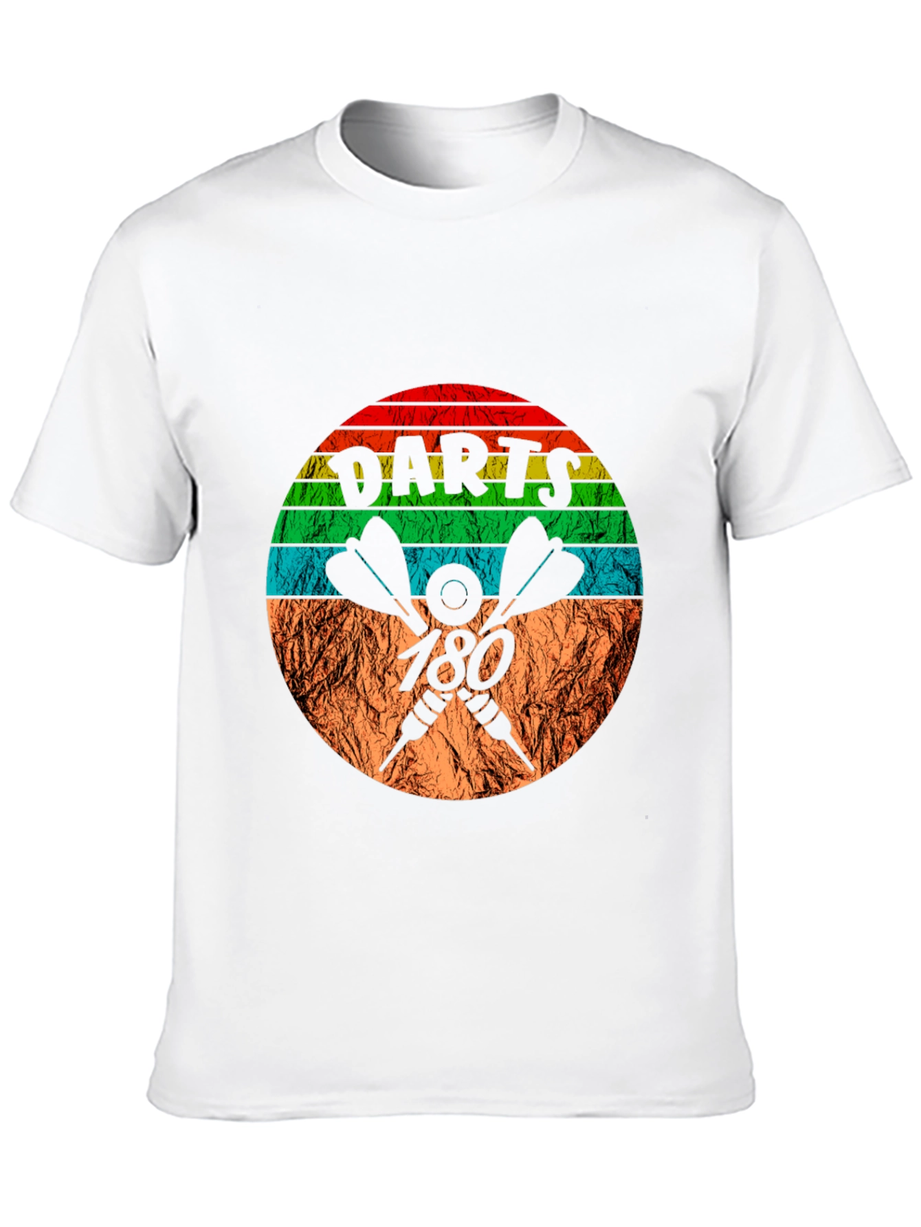 Retro Darts 180 T-Shirt - Dartboard Tee
