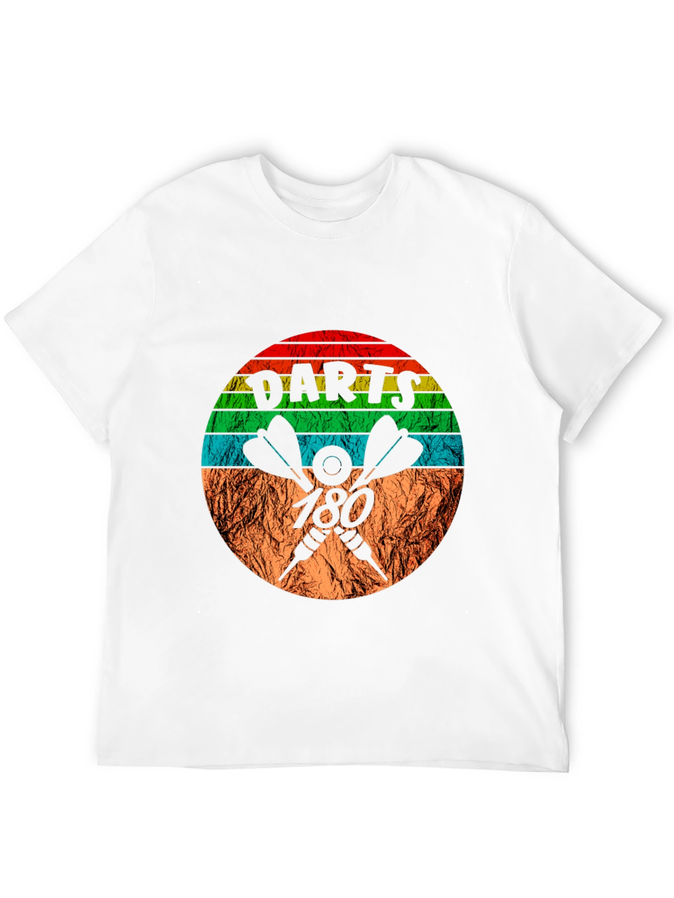 Retro Darts 180 T-Shirt - Dartboard Tee