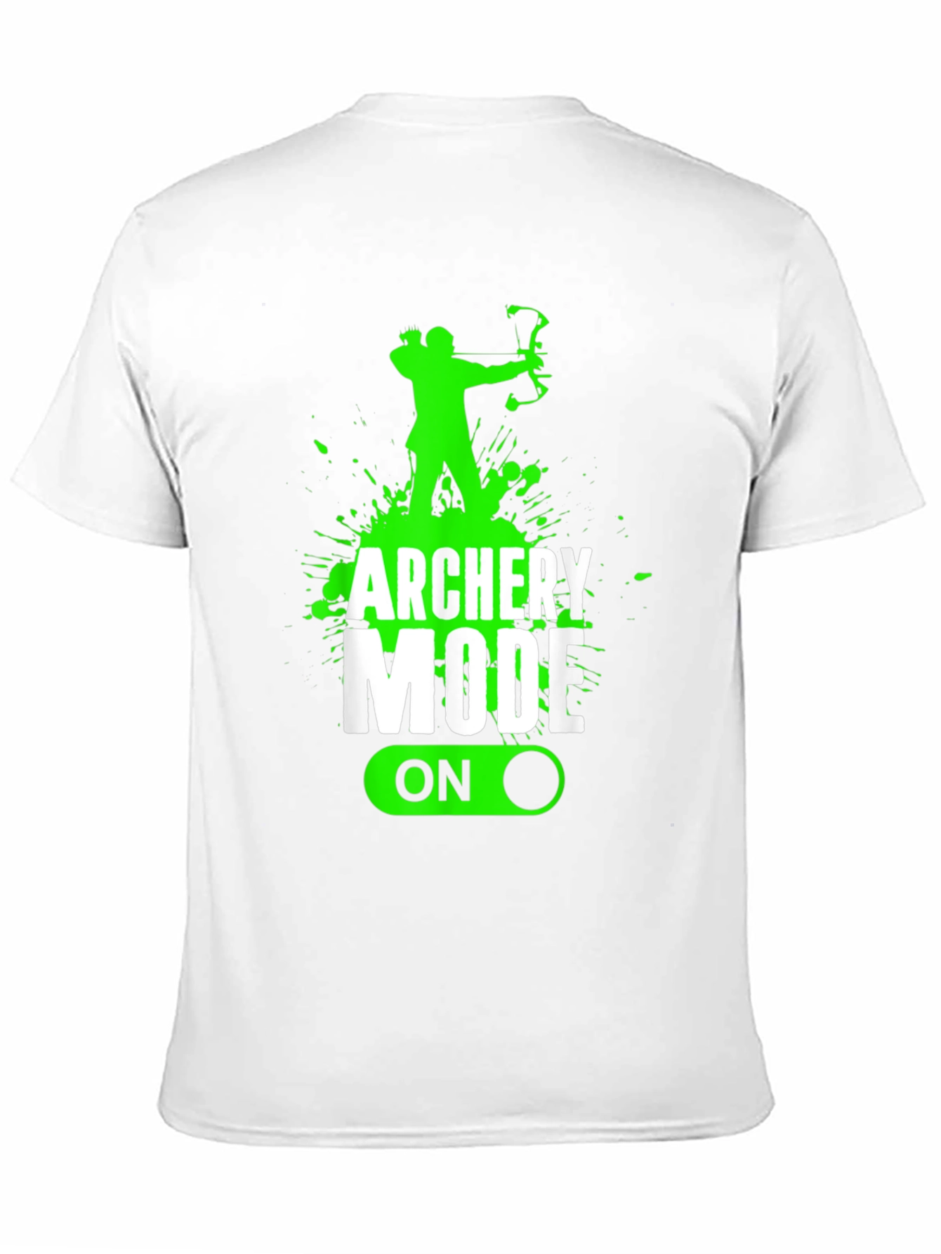 Archery Mode On Black Graphic Tee