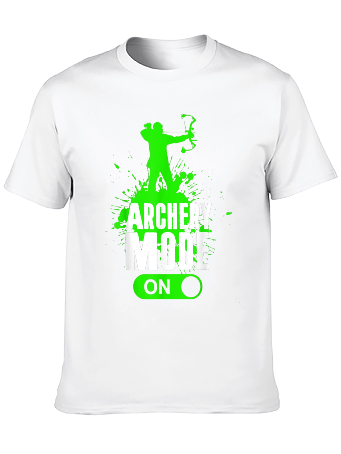 Archery Mode On Black Graphic Tee