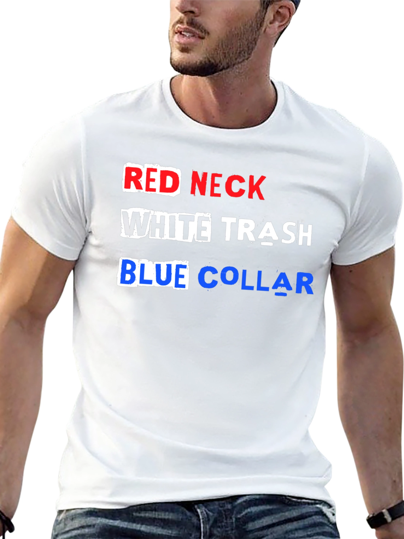 Redneck White Trash Blue Collar T-Shirt