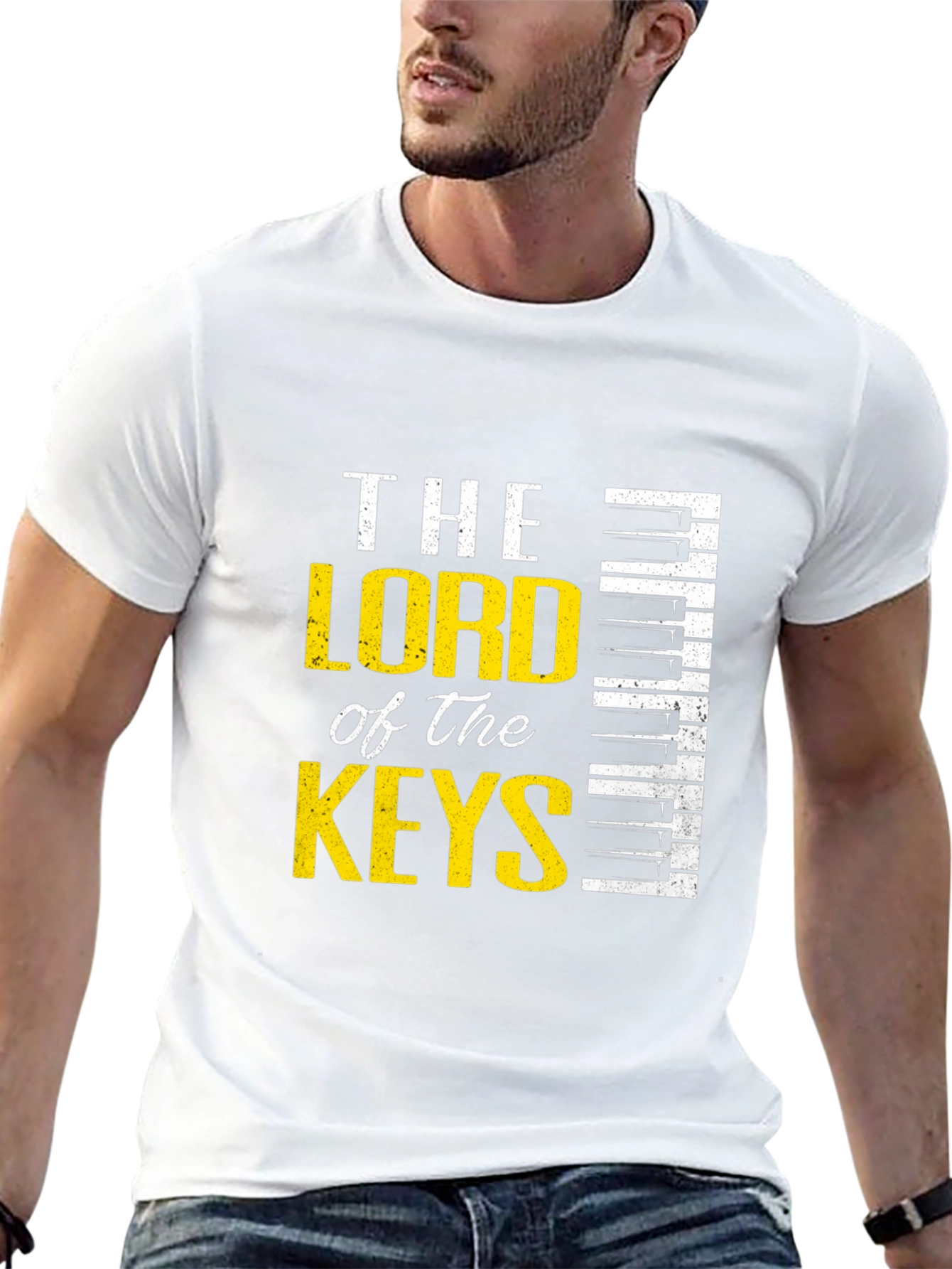 The Lord of the Keys Black Graphic Tee