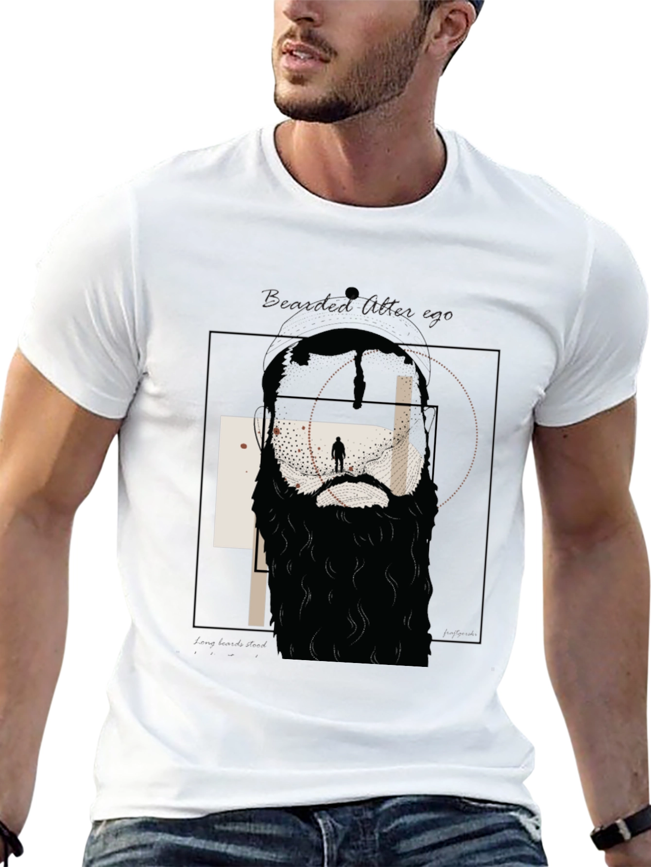 Bearded After Age Graphic T-Shirt
