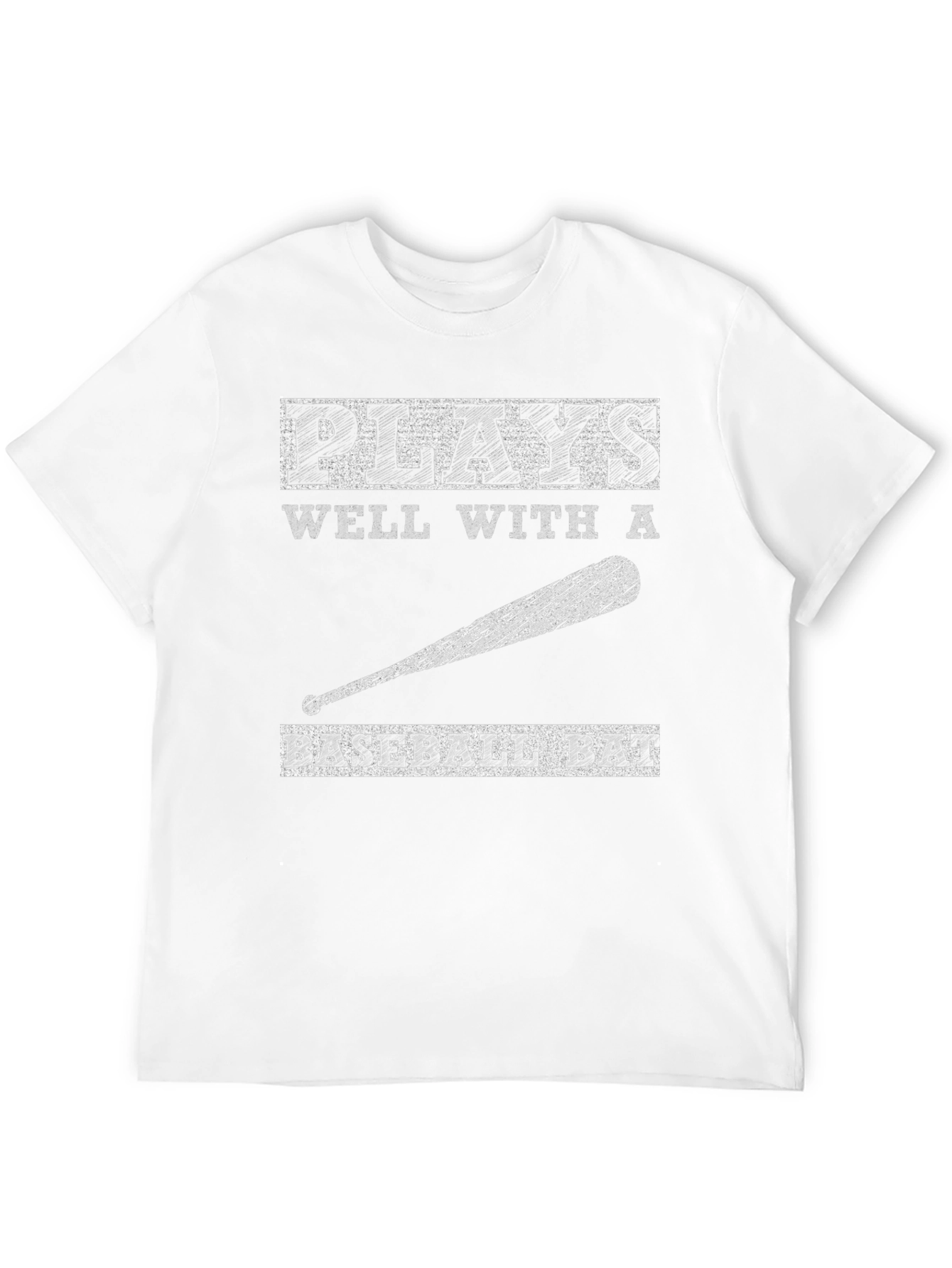Plays Well With Baseball Bat T-Shirt